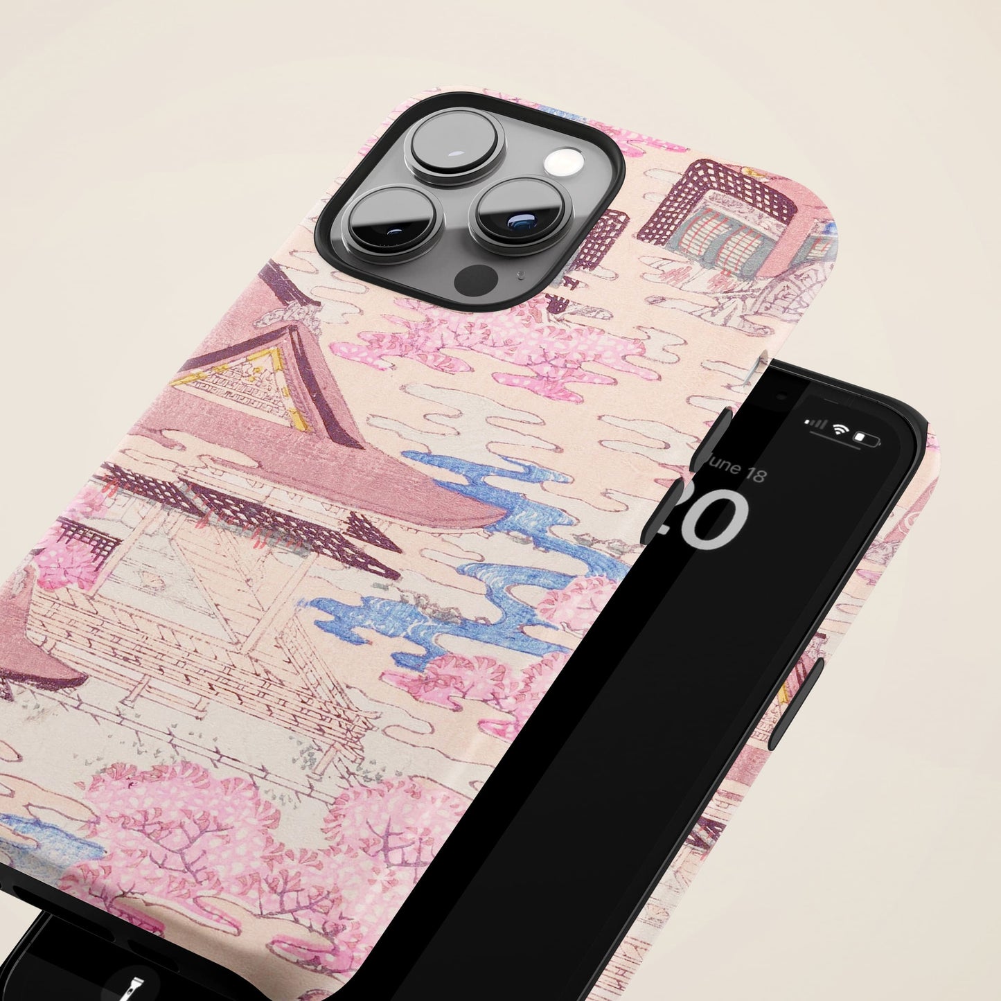 Cherry Blossom Vintage Japanese Print Case Phone Case
