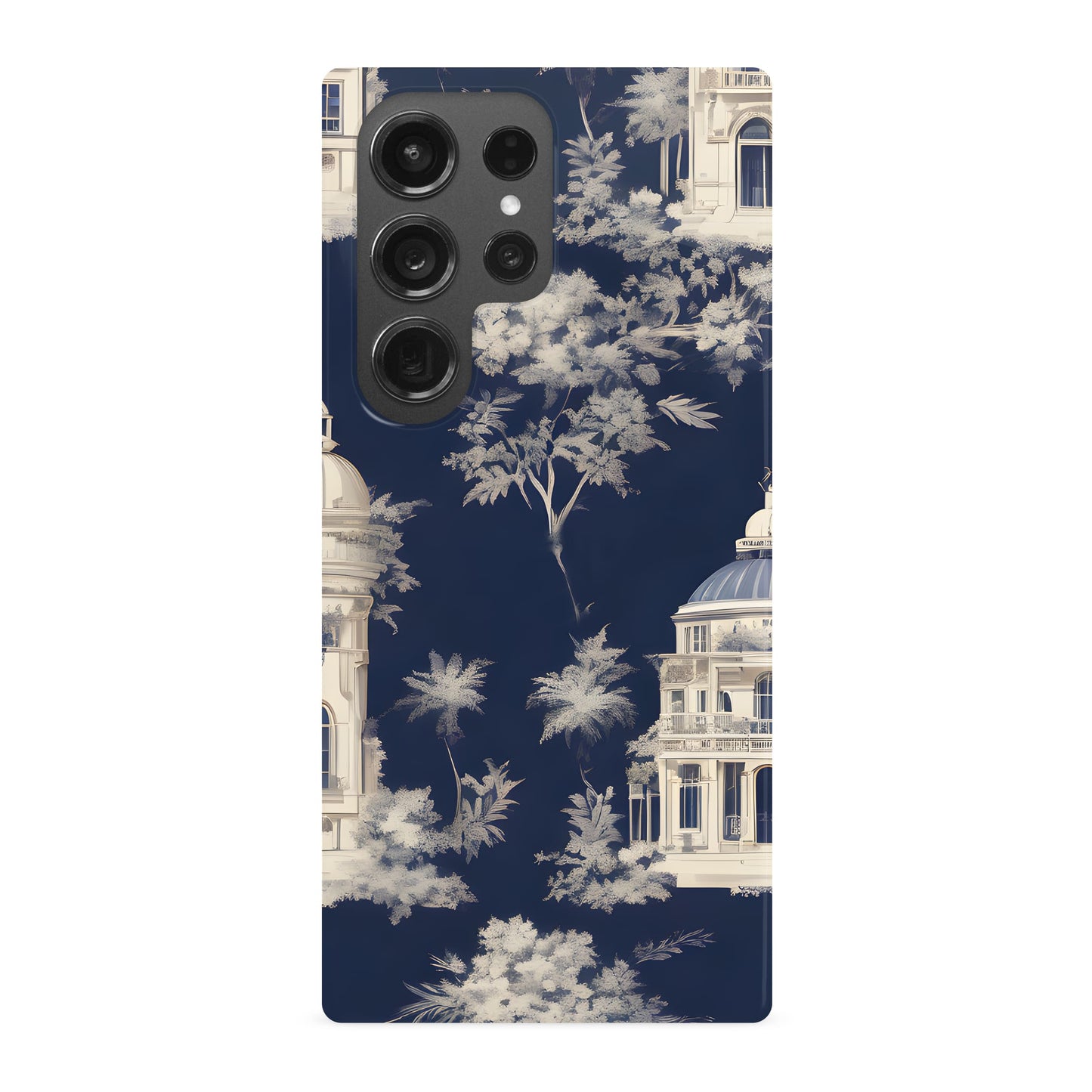 Navy Blue French Toile Case Phone Case