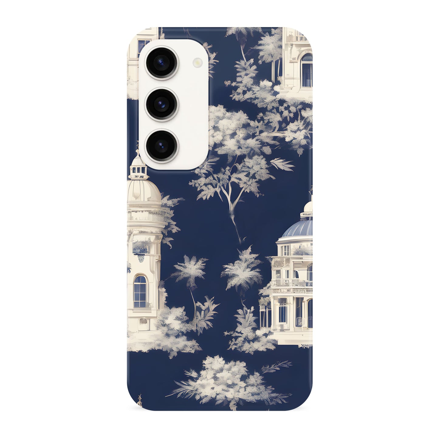 Navy Blue French Toile Case Phone Case