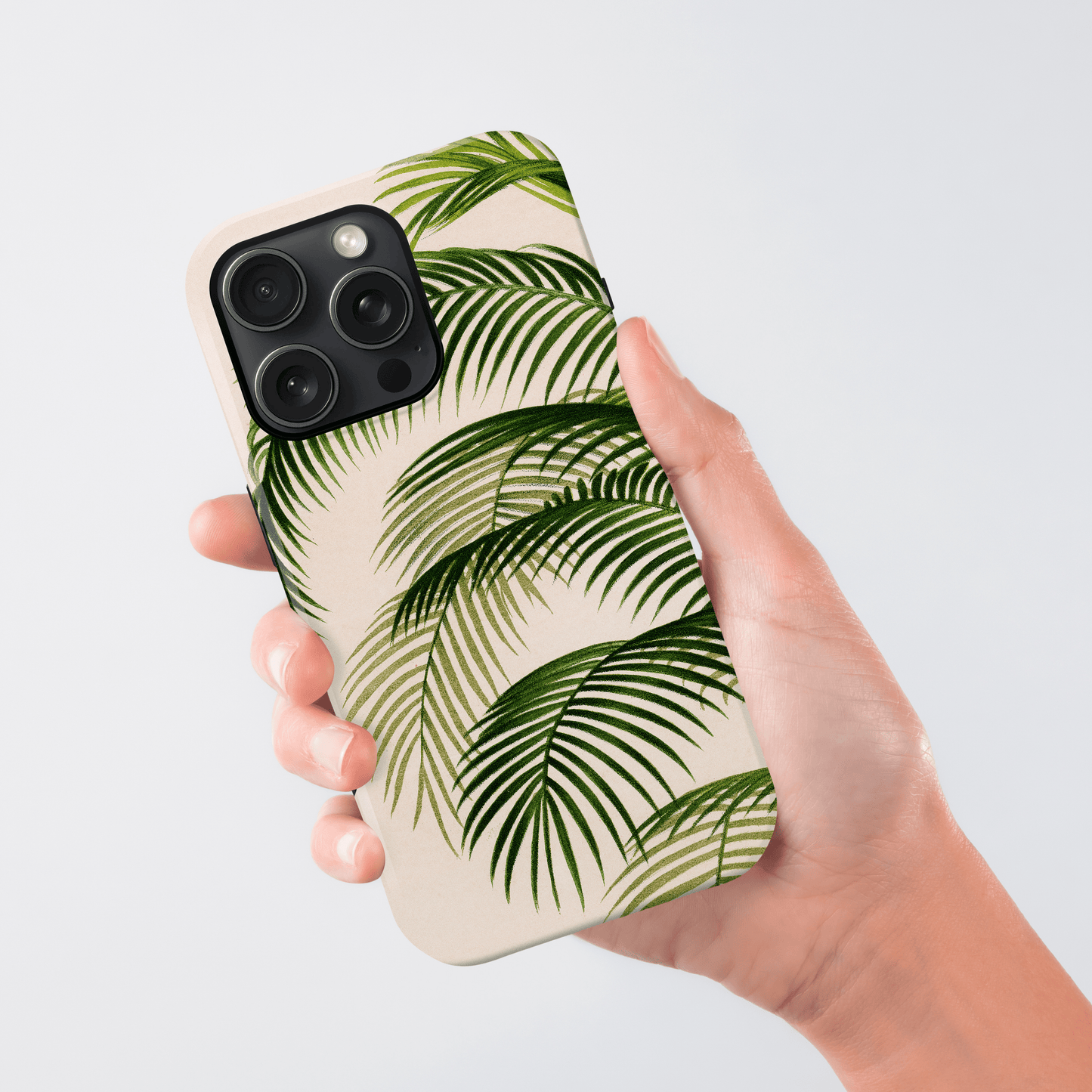 Vintage Tropical Palm Leaf Print Case Phone Case