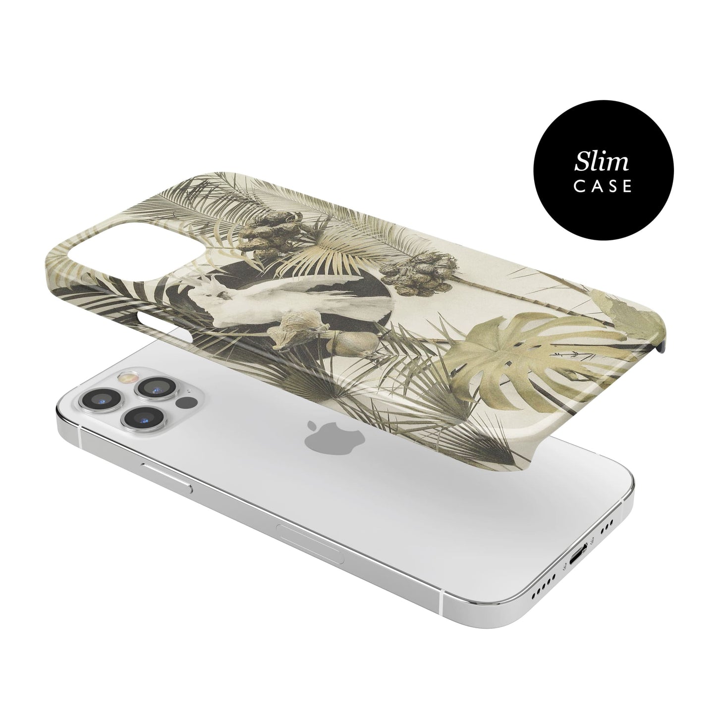 Vintage Tropical Print Case Phone Case