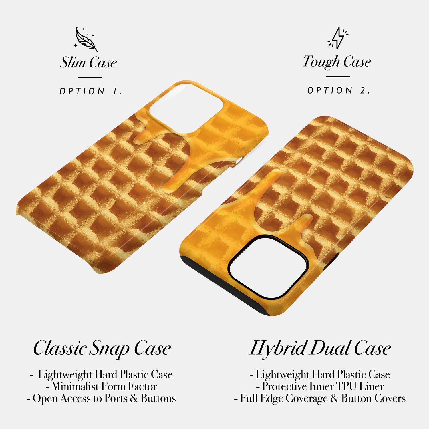 Waffle Syrup Case Phone Case