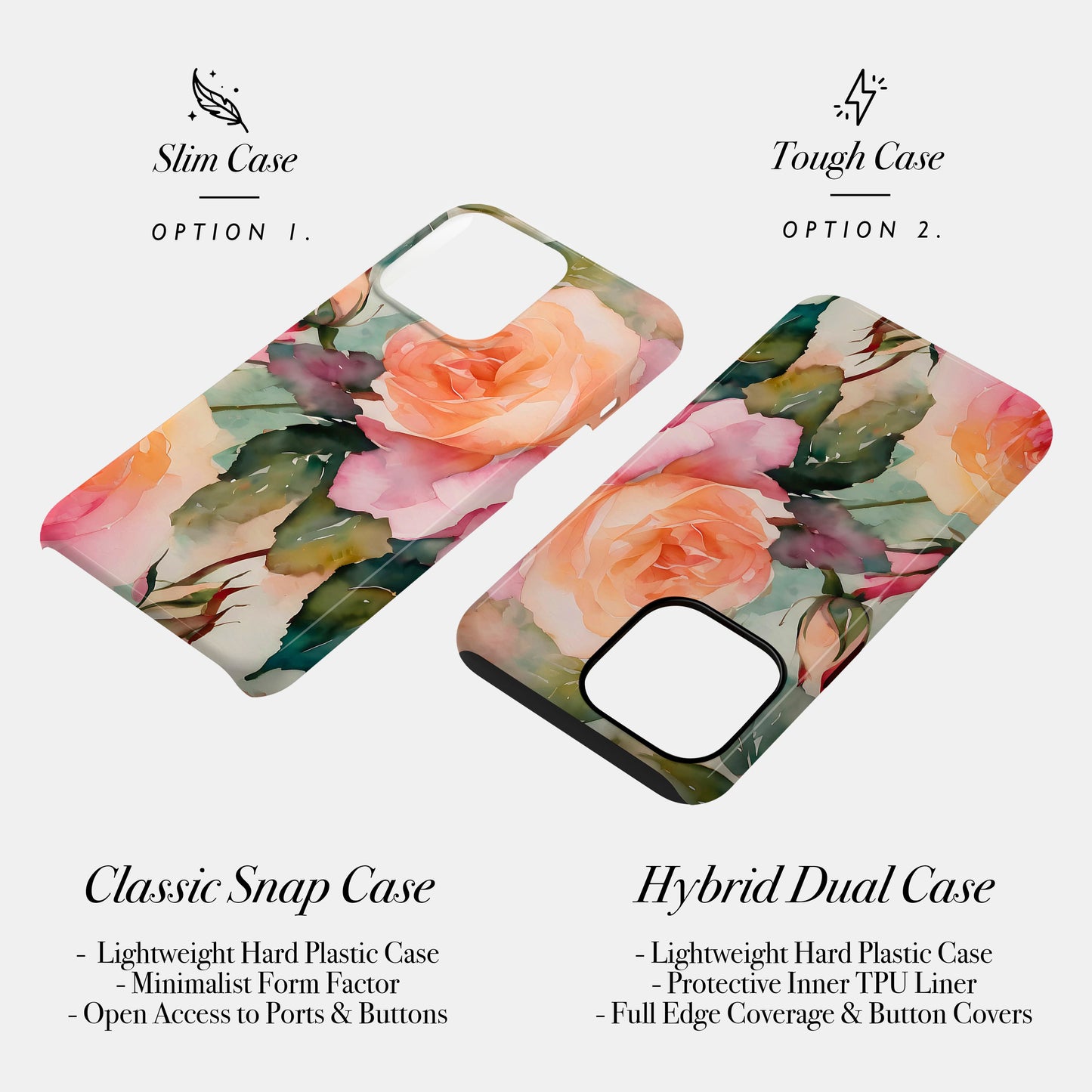 Watercolour Summer Floral Case Phone Case