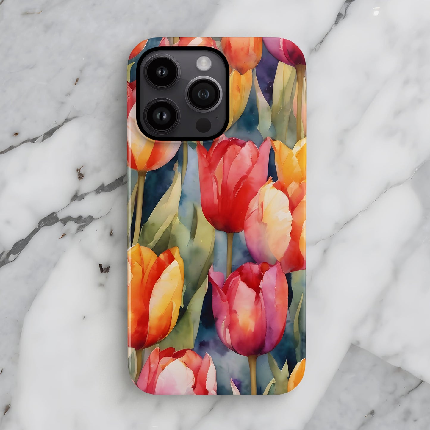 Tulip Floral Print Case Phone Case