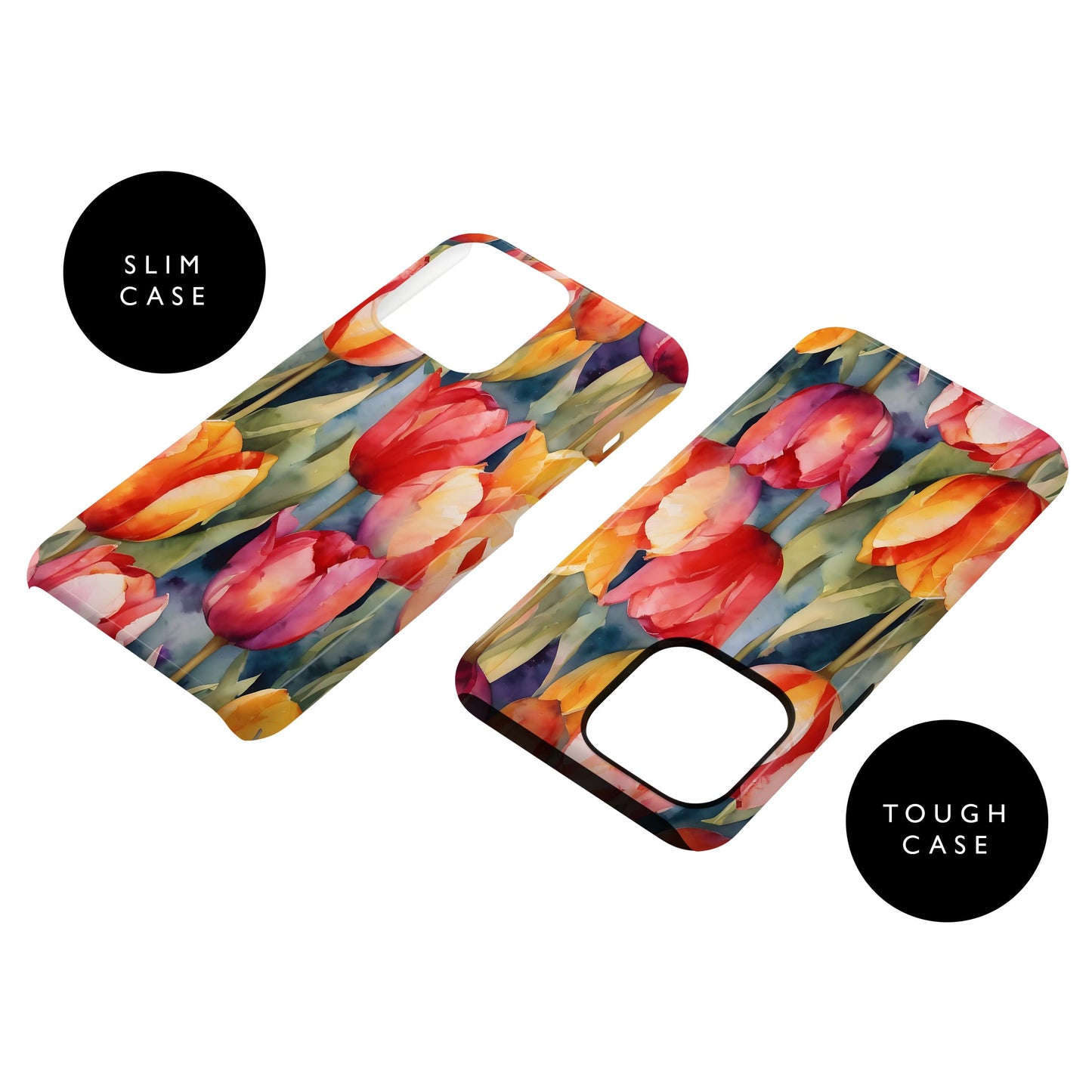 Tulip Floral Print Case Phone Case