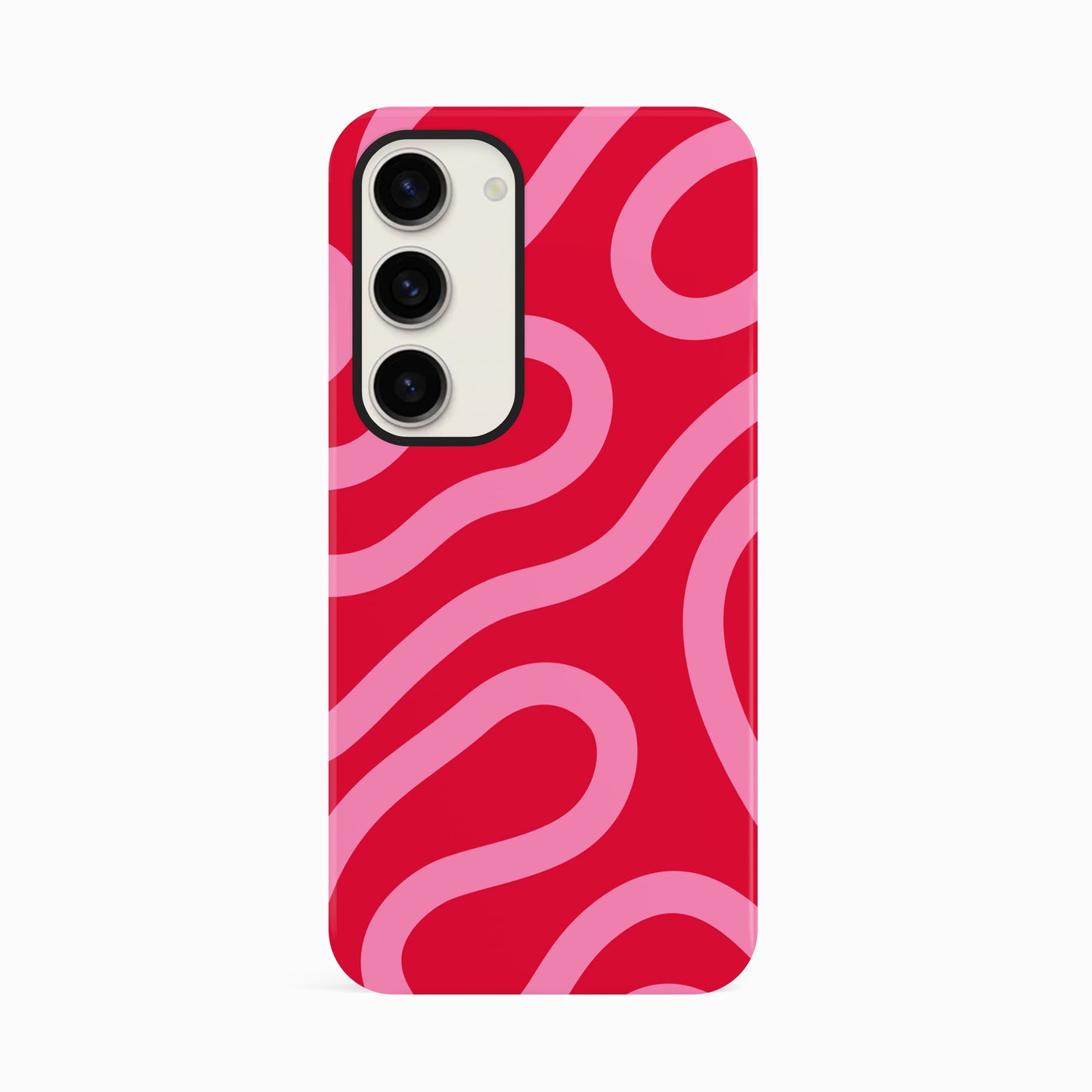 Red and Pink Wavy Lines Case Phone Case