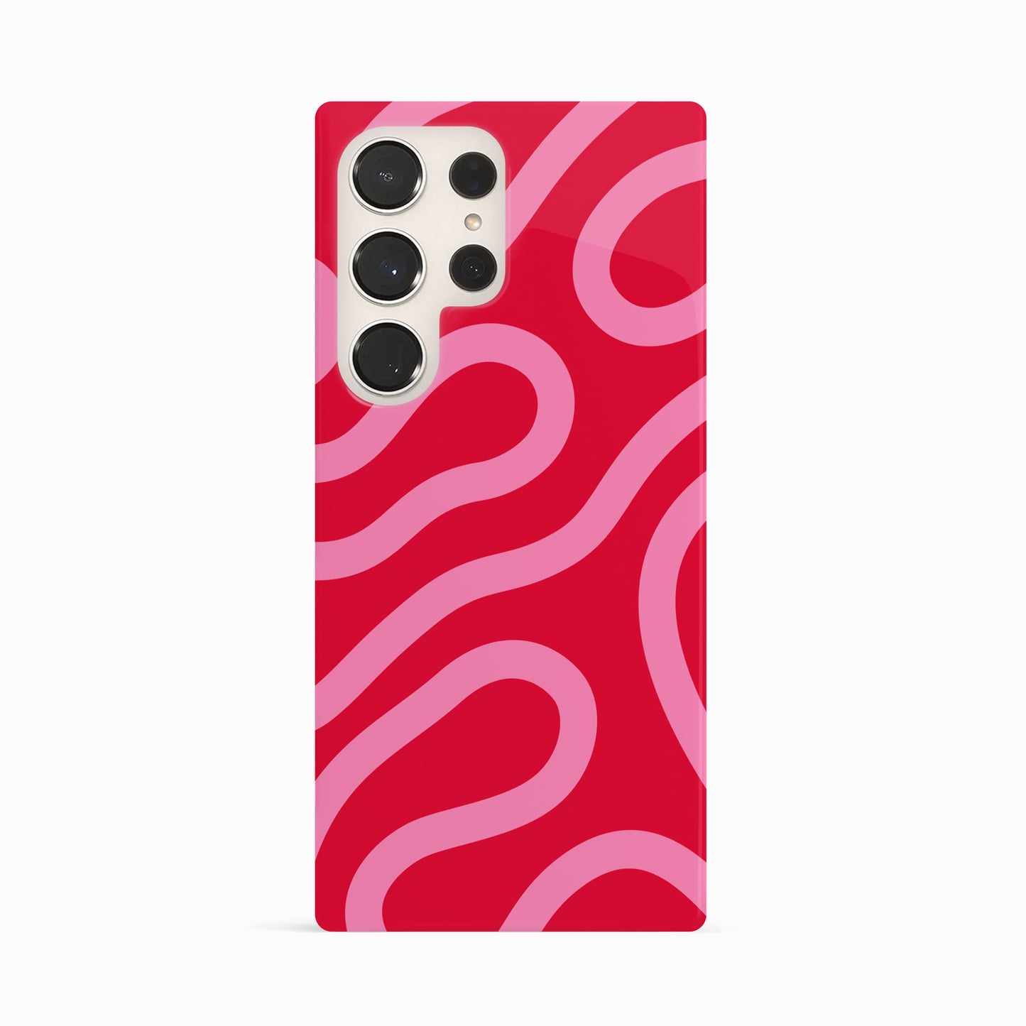 Red and Pink Wavy Lines Case Phone Case