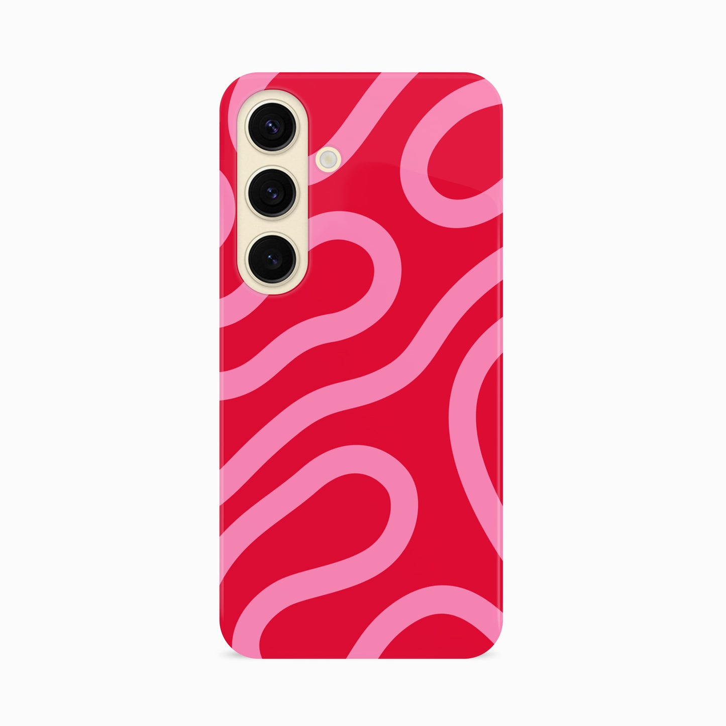 Red and Pink Wavy Lines Case Phone Case