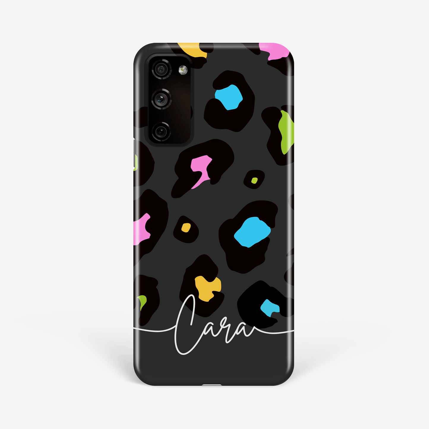 Personalised Grey Leopard Print Phone Case Phone Case