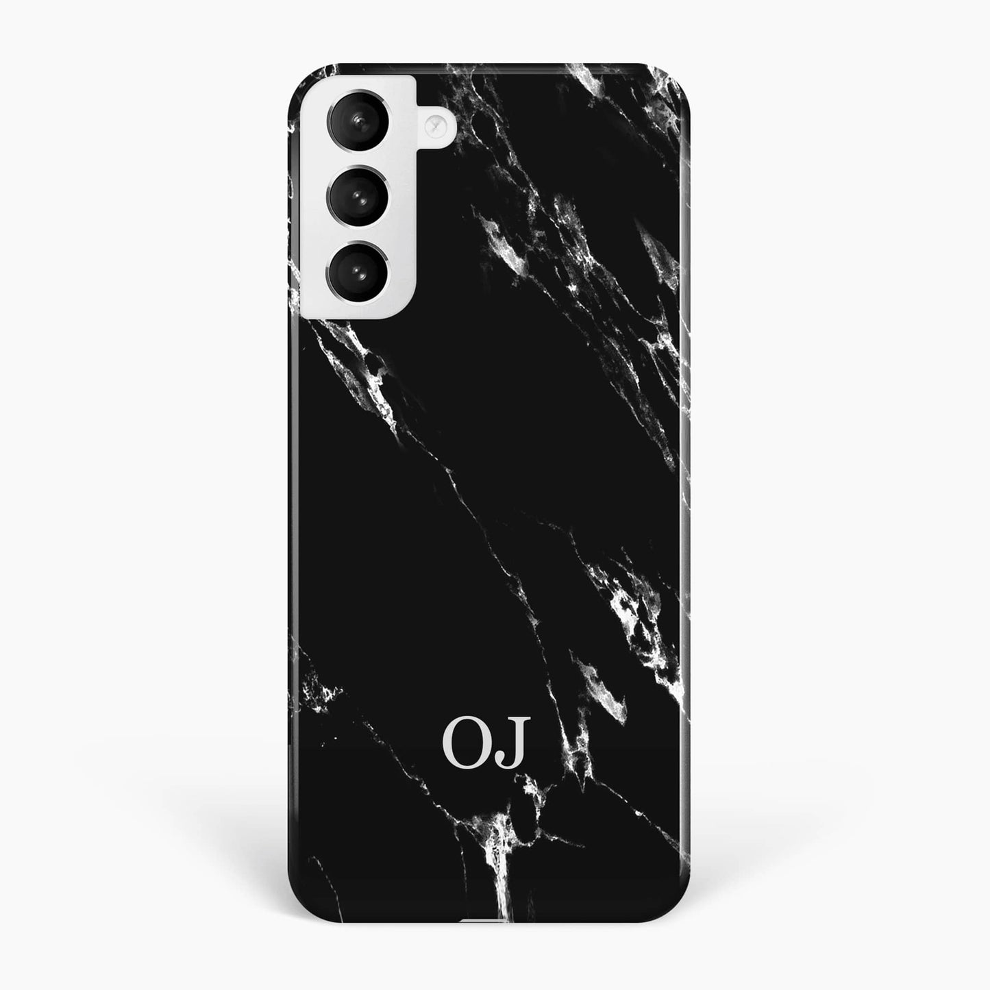 Black Marble Initials Phone Case Phone Case