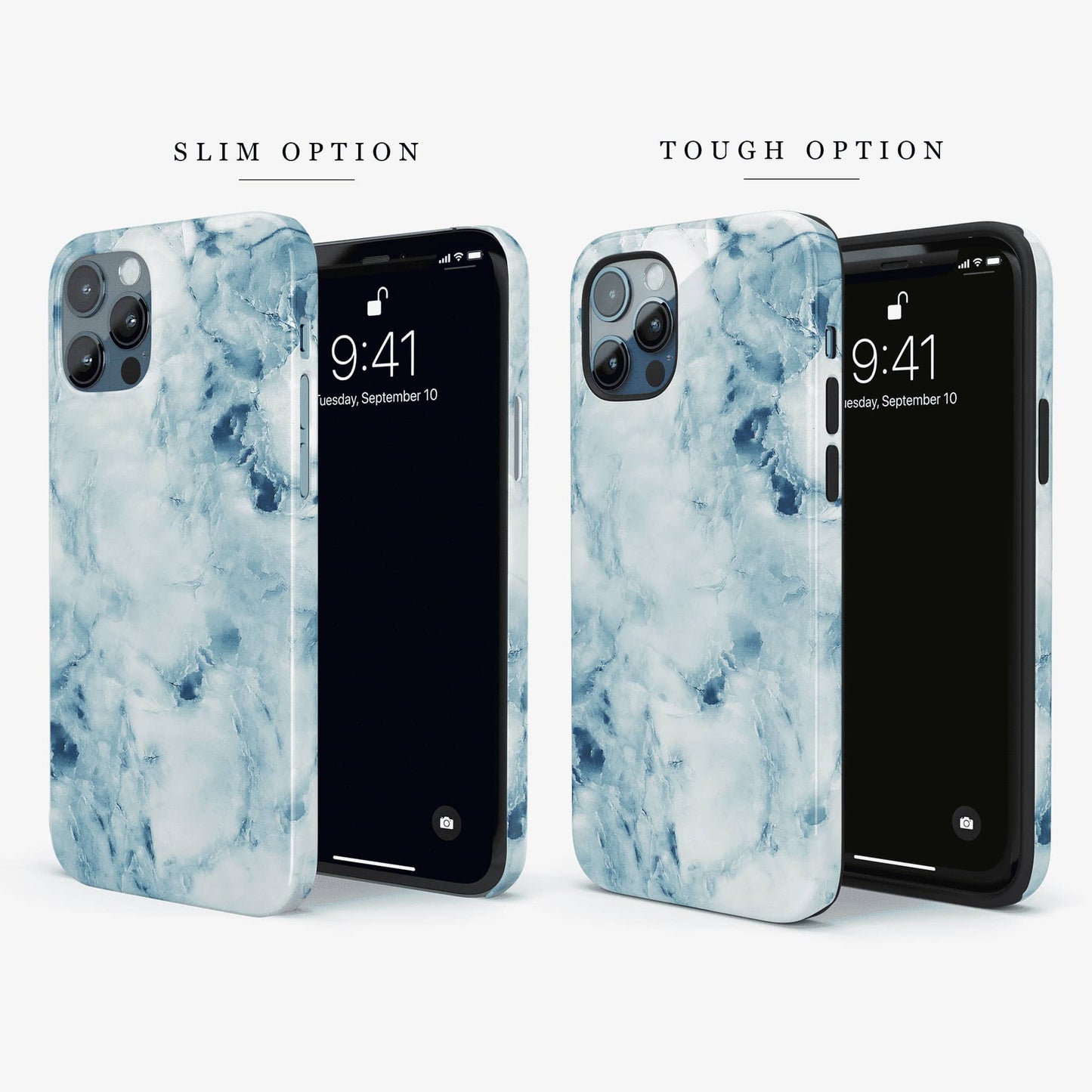 Blue Marble Personalised Initials Phone Case Phone Case