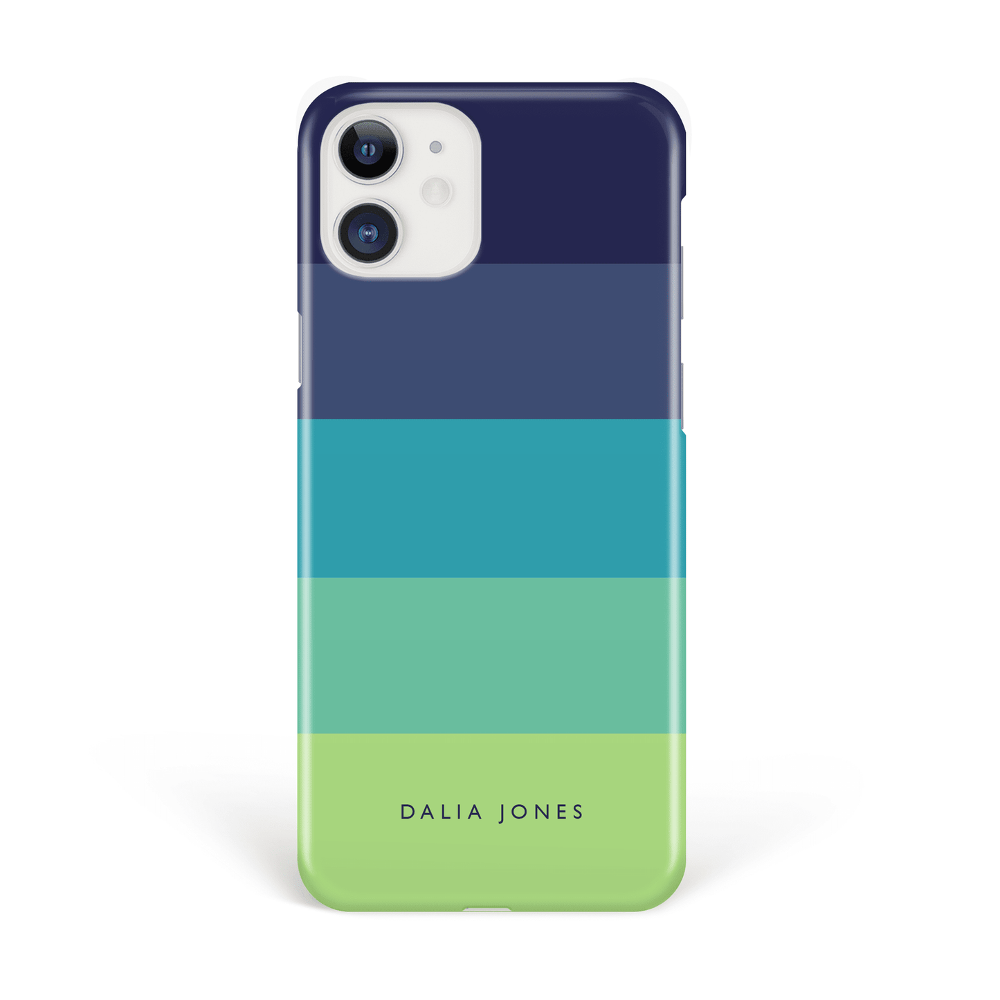 Blue Turtle Stripes Phone Case Phone Case