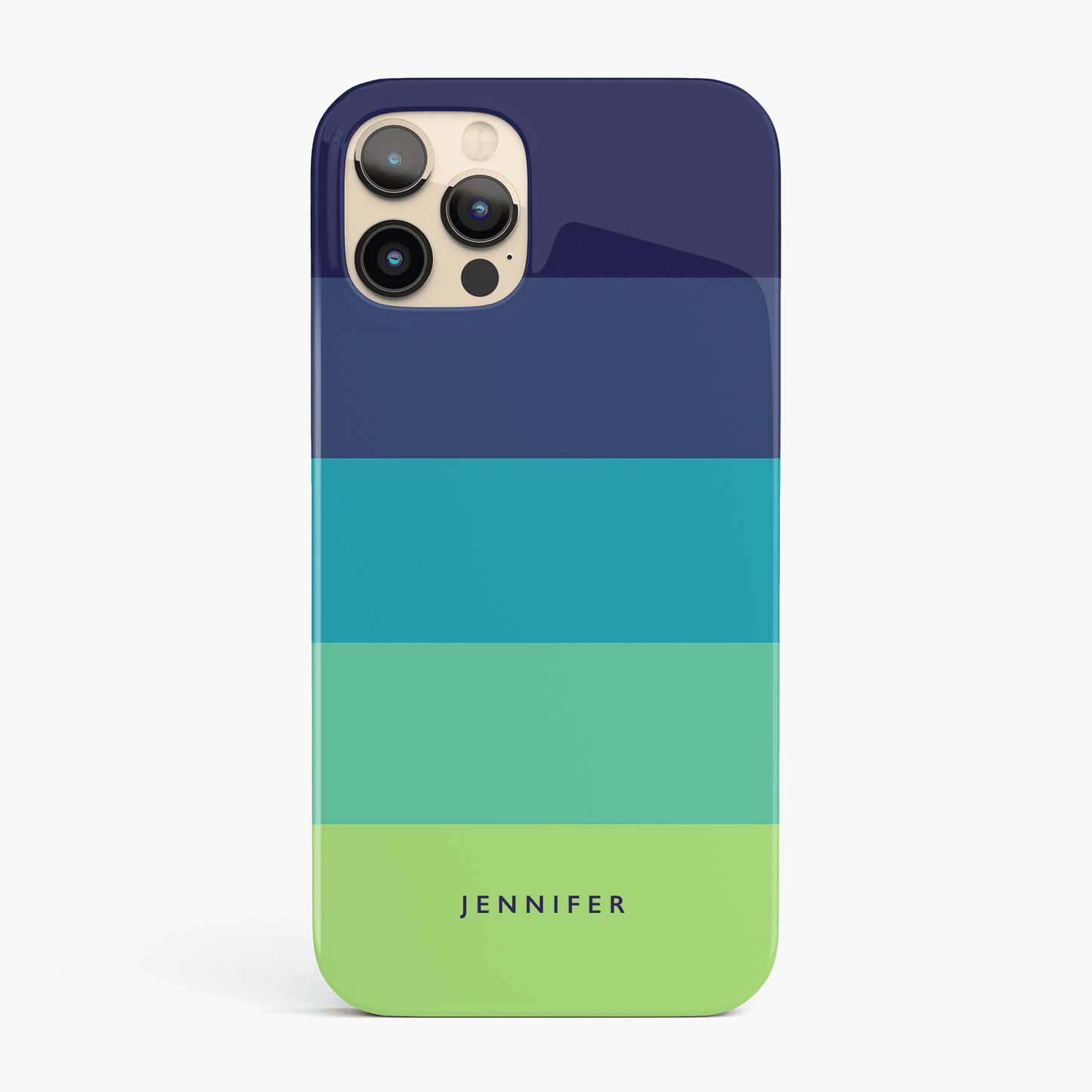 Blue Turtle Stripes Phone Case Phone Case