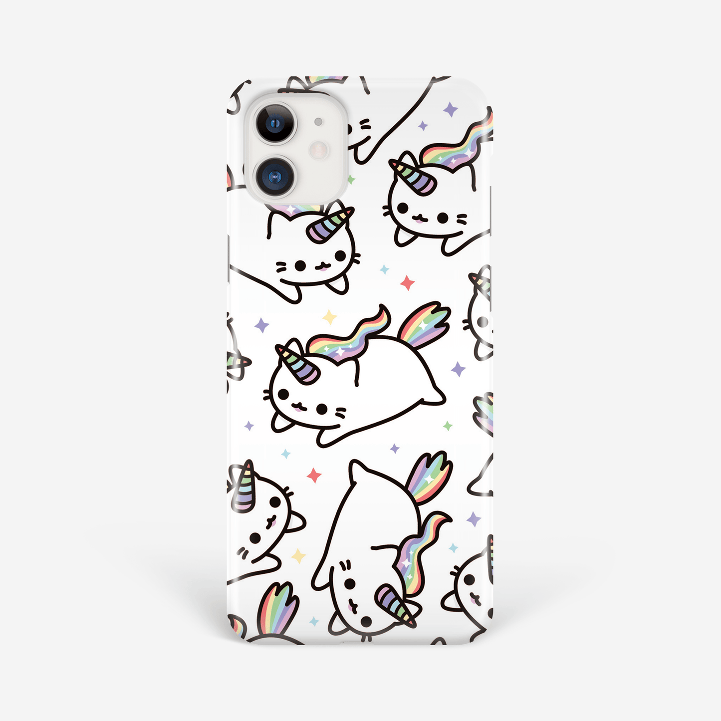 Caticorn Pattern Phone Case iPhone 16 Pro Phone Case