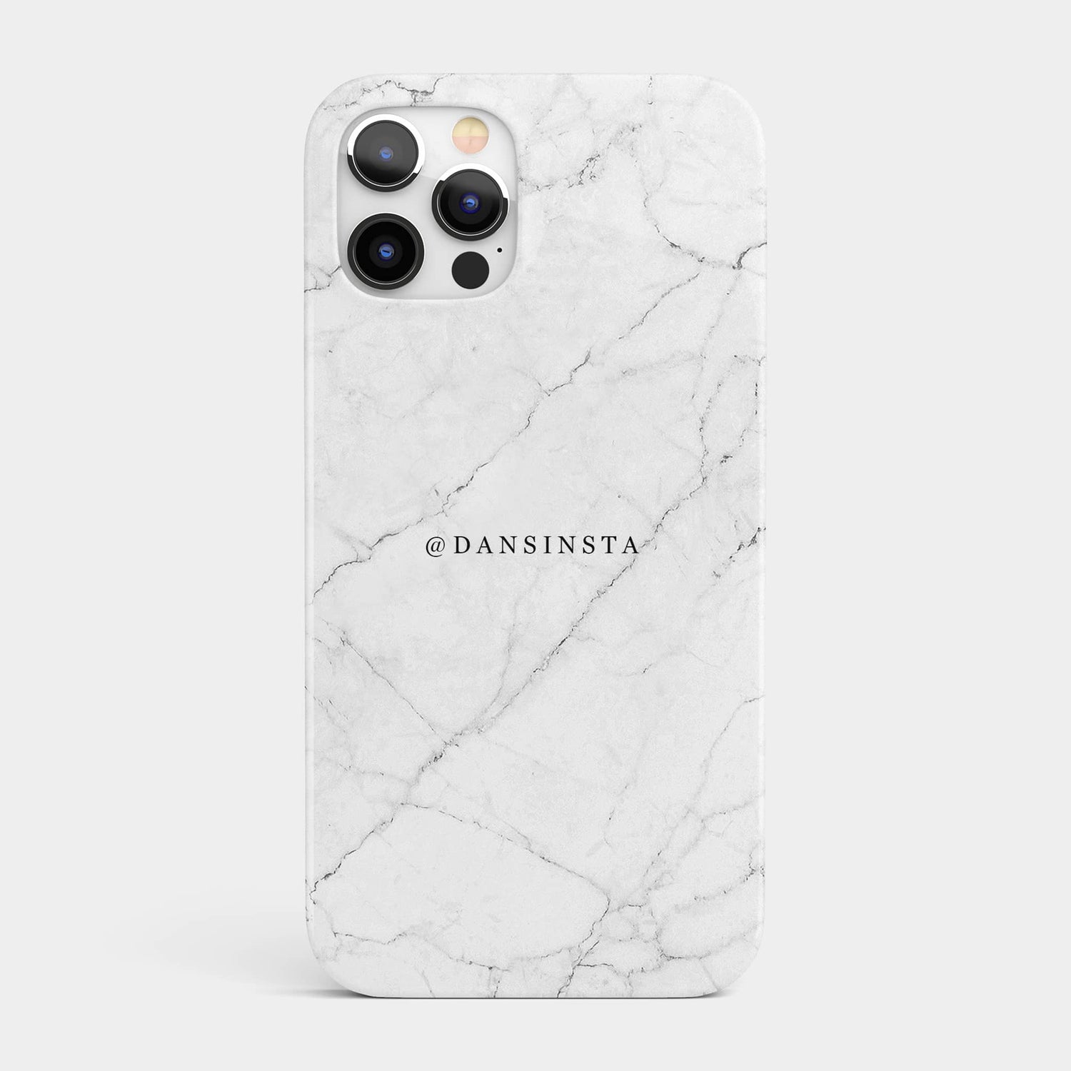 Personalised White Marble Phone Case  Phone Case