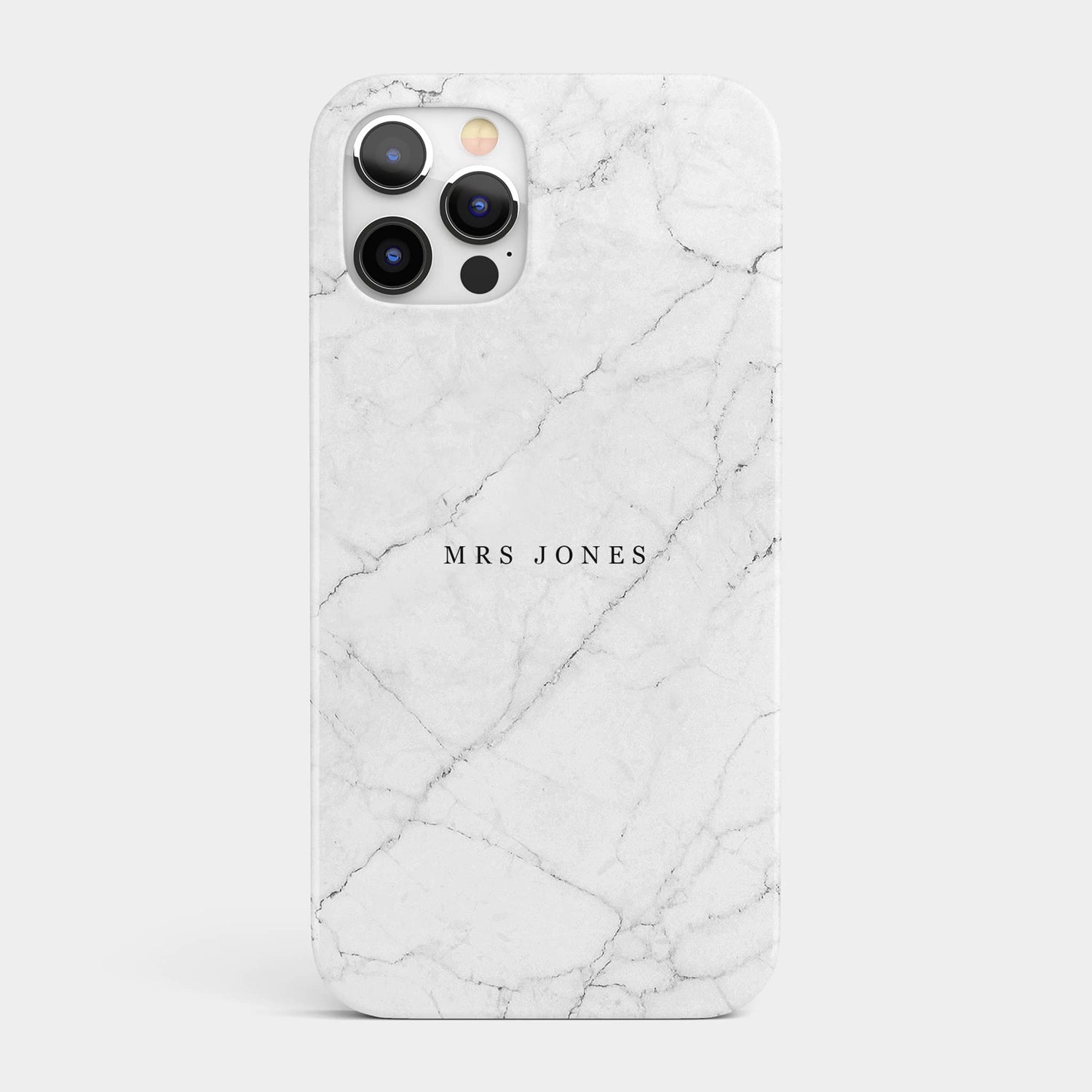 Personalised White Marble Phone Case  Phone Case