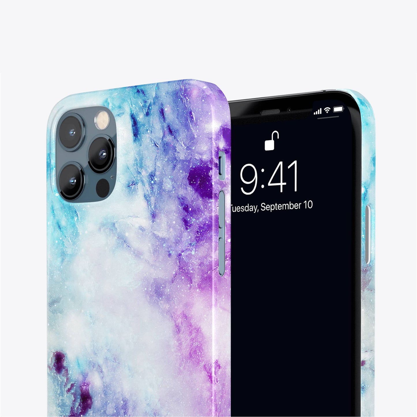Cosmic Heart Personalised Marble Phone Case Phone Case