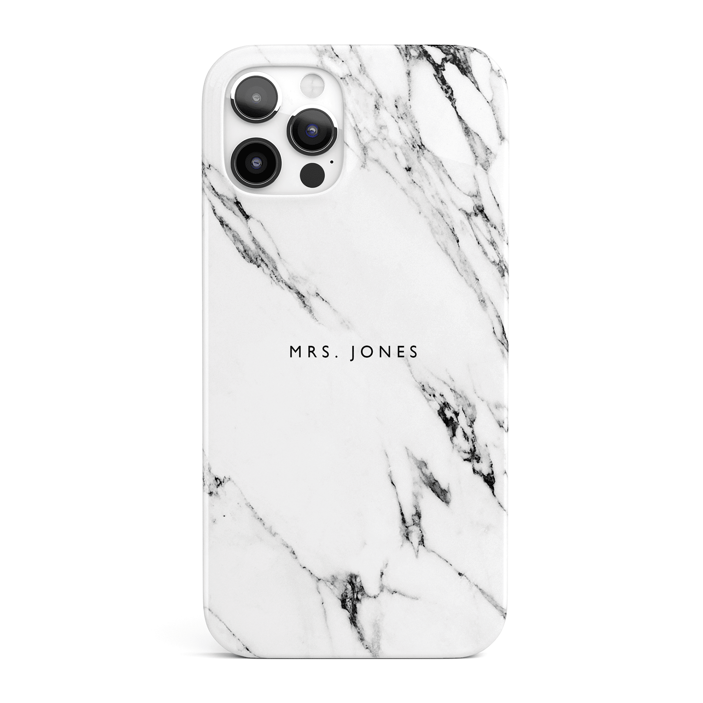 White and Black Marble Magsafe Case Phone Case