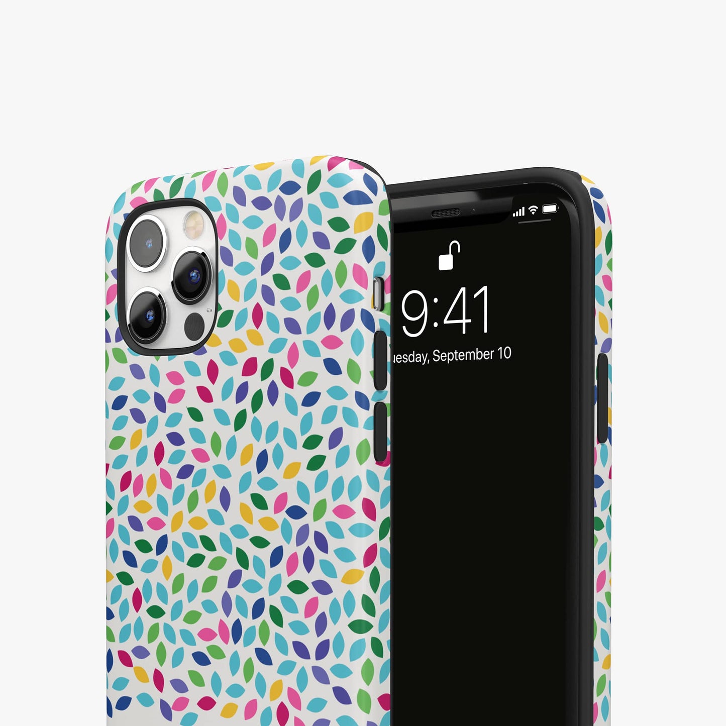 Ditsy Leaf Floral Personalised iPhone Case Phone Case