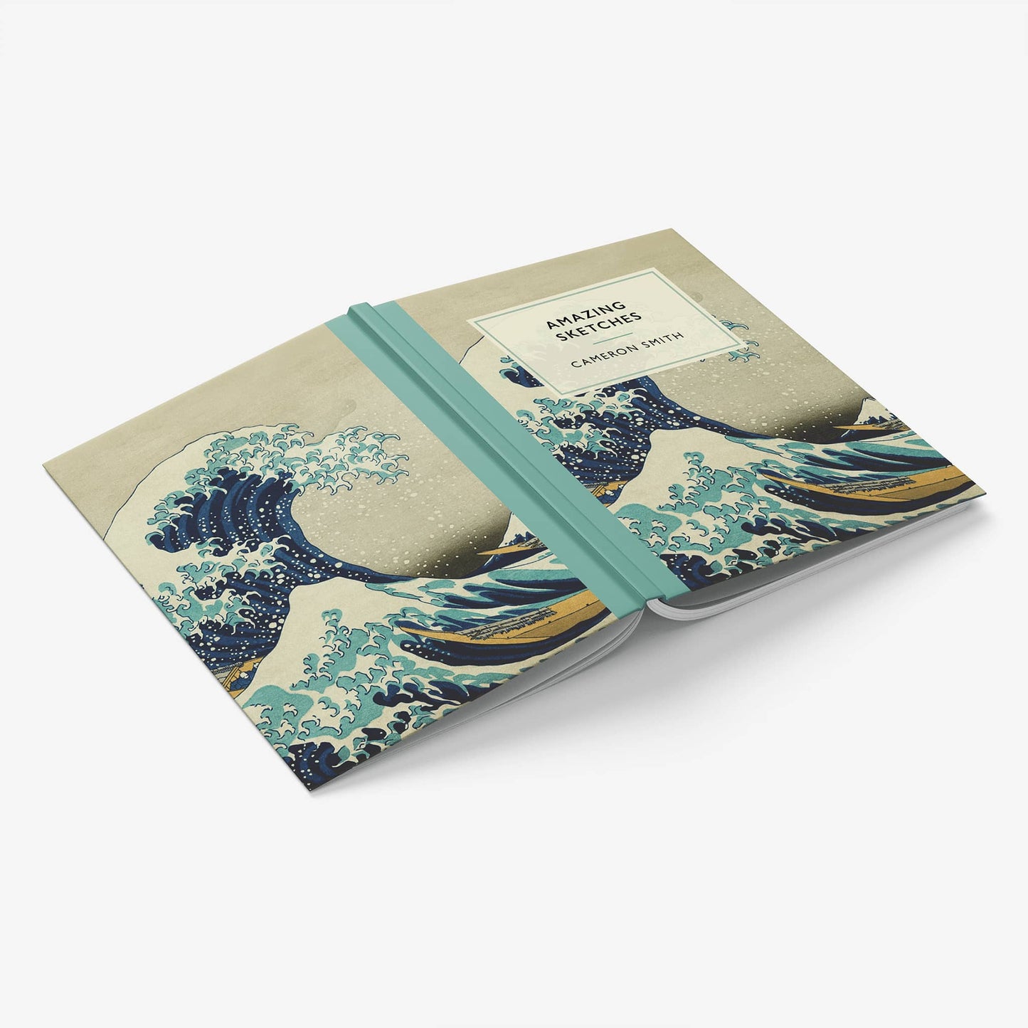 Great Wave Hokusai Notebook Personalised Journal Journal