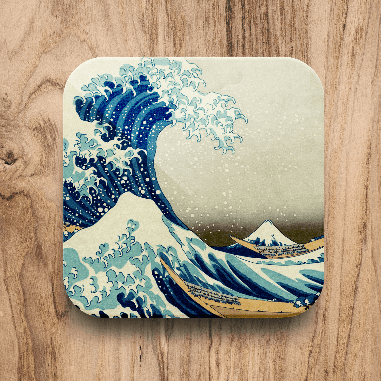 Great Wave Hokusai Personalised Coffee Coaster  Coaster