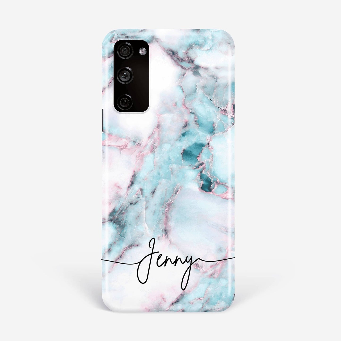 Blue Marble Cursive Name Phone Case Phone Case