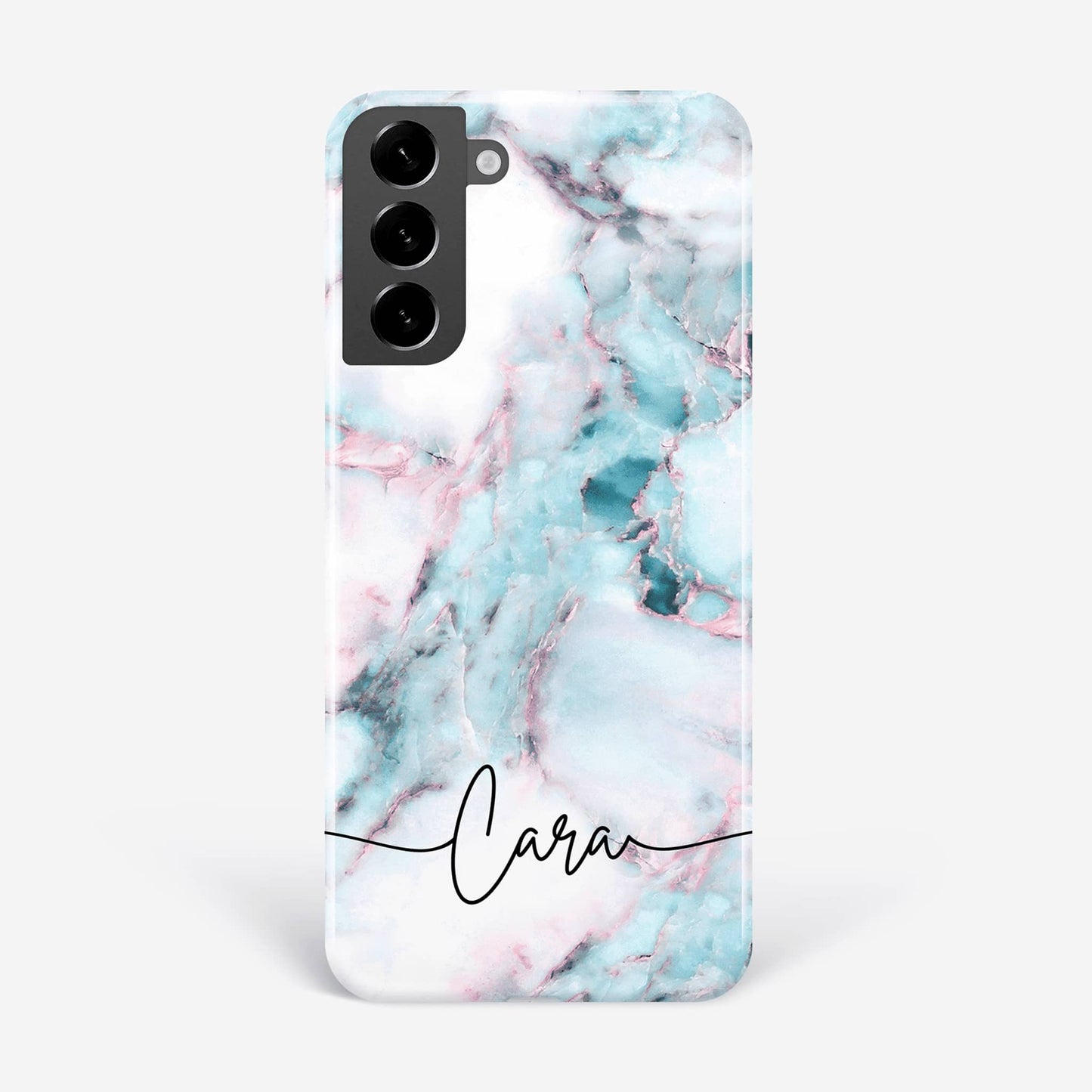 Blue Marble Cursive Name Phone Case Phone Case