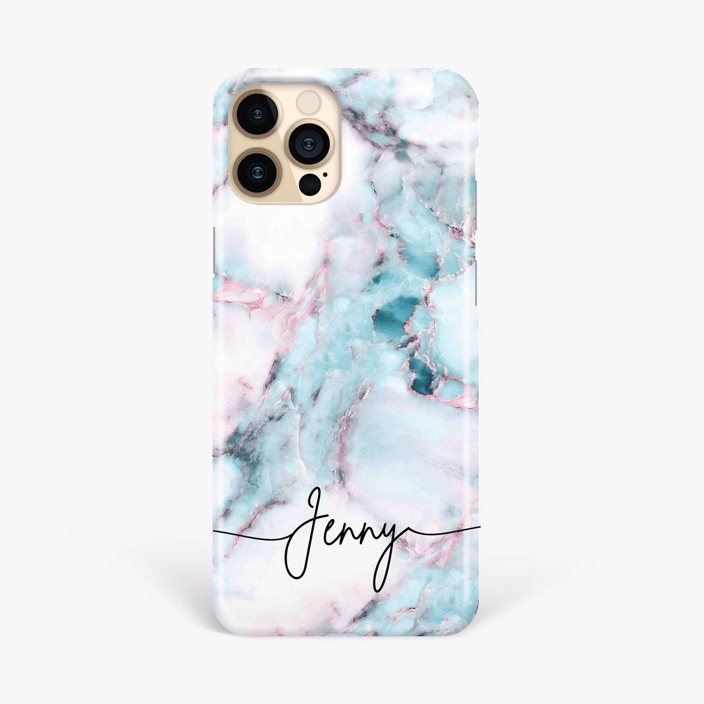 Blue Marble Cursive Name Phone Case Phone Case