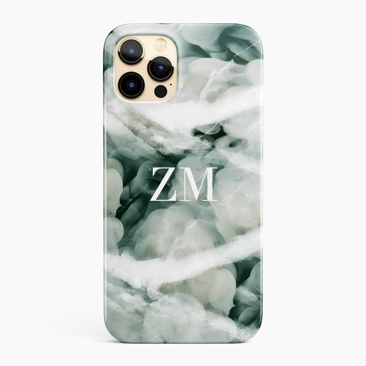 Muted Teal Green Marble Phone Case iPhone 16 Pro Phone Case