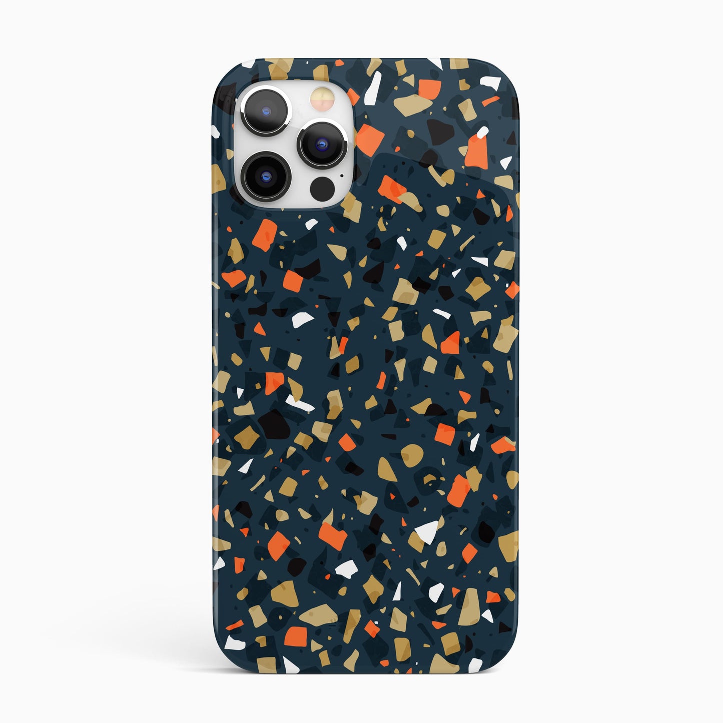 Orange Toffee Terrazzo Phone Case iPhone 16 Pro Phone Case