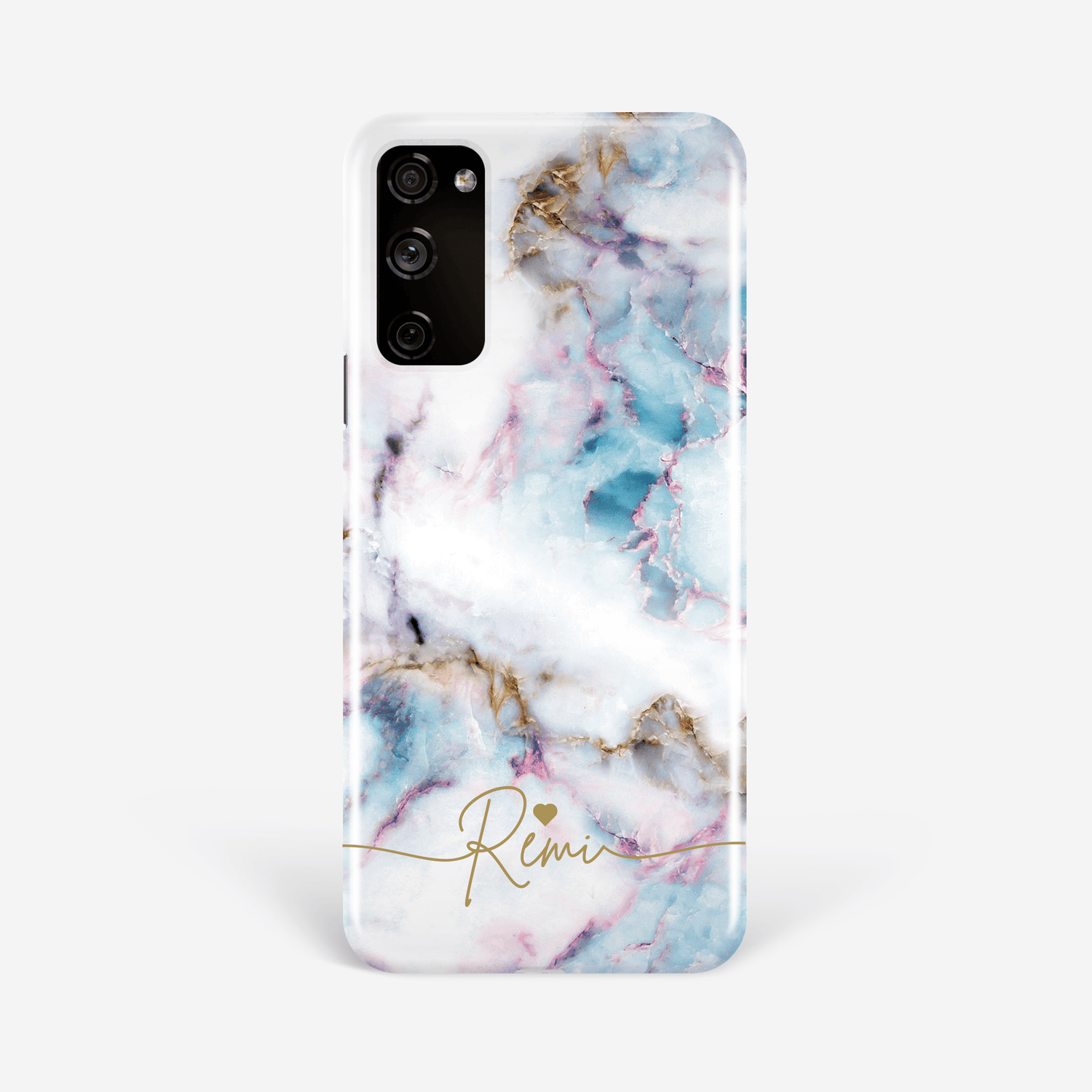 Personalised Blue and Gold Marble Phone Case  Phone Case