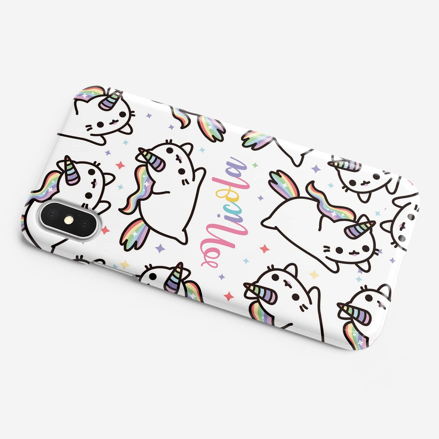 Personalised Caticorn Cat Unicorn Phone Case iPhone Xr Phone Case
