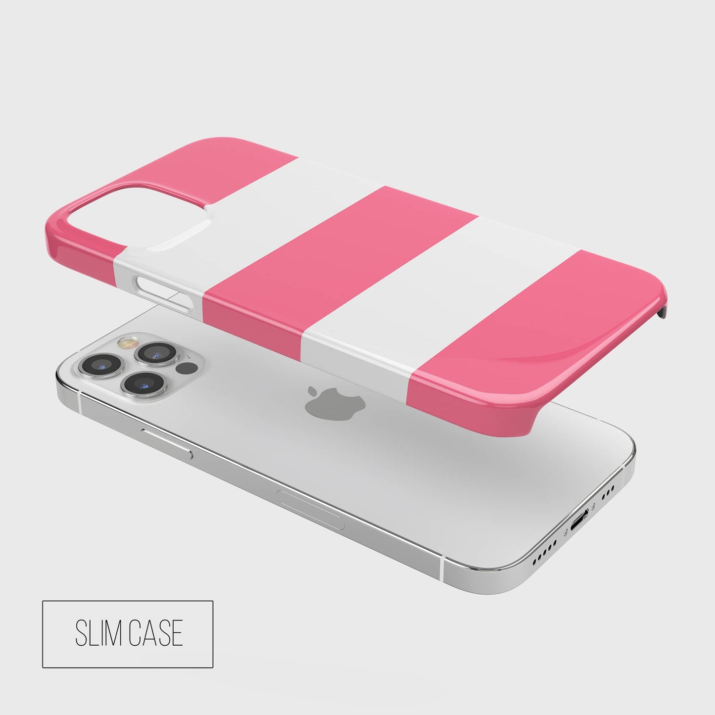 Pink Stripes Personalised Name Phone Case Phone Case