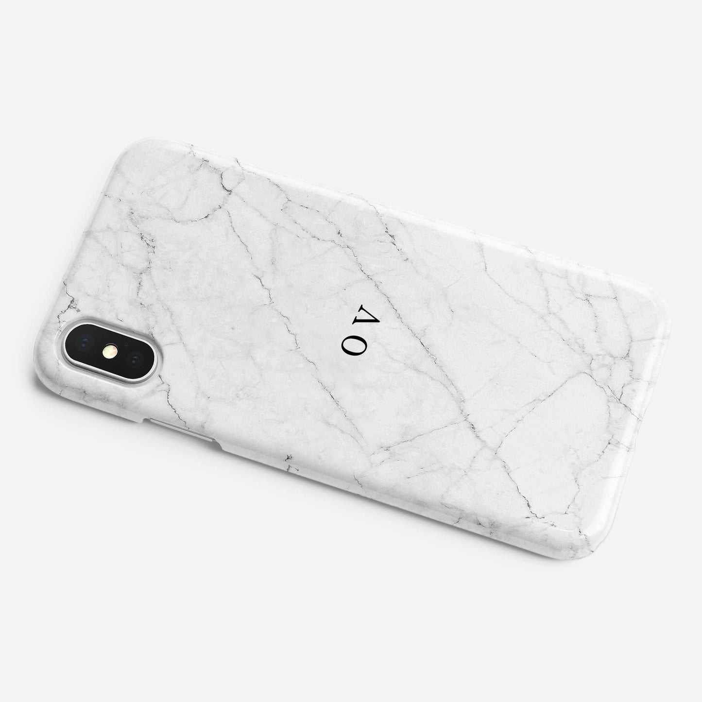 Personalised White Marble Phone Case Phone Case
