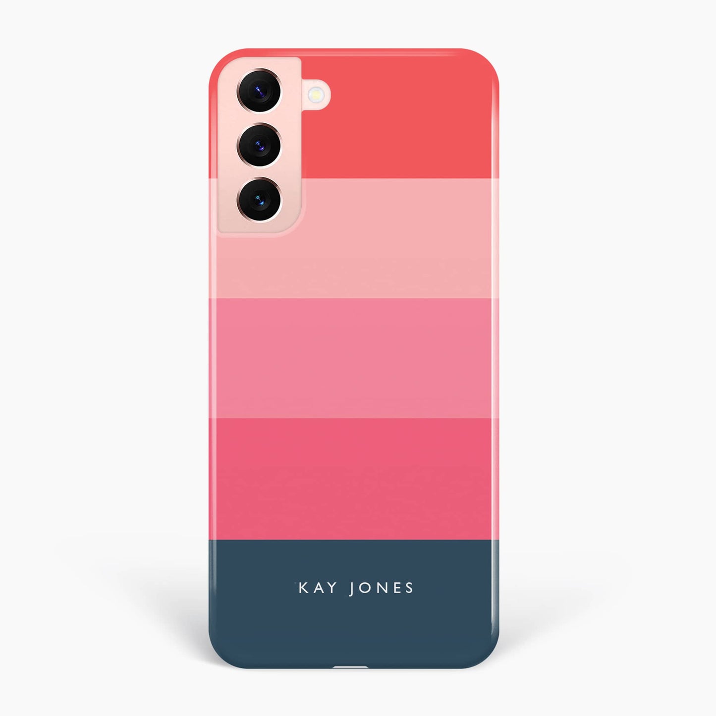 Pink and Navy Stripe Phone Case Phone Case