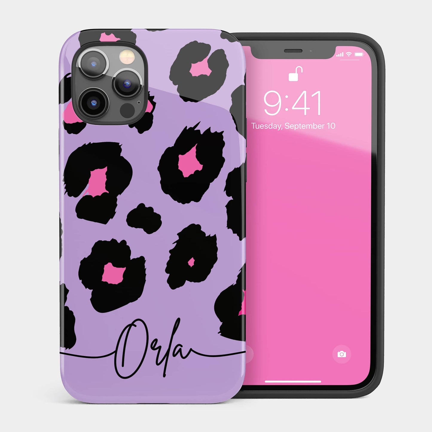 Purple Pink Leopard Print Magsafe Case Phone Case