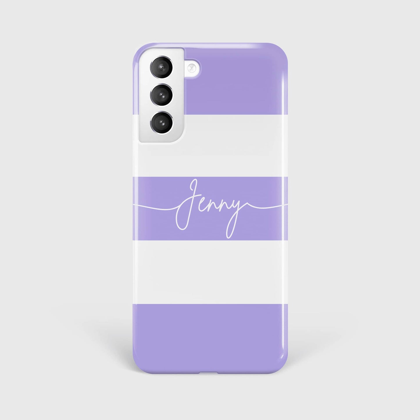 Purple Stripe Personalised Name Phone Case Phone Case