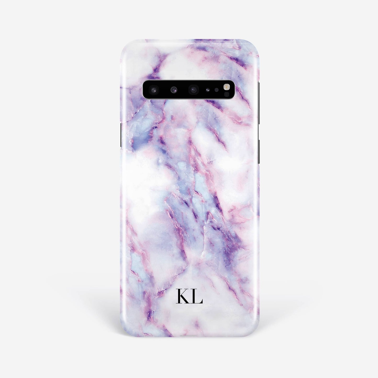 Purple Candy Monogram Marble Phone Case Phone Case