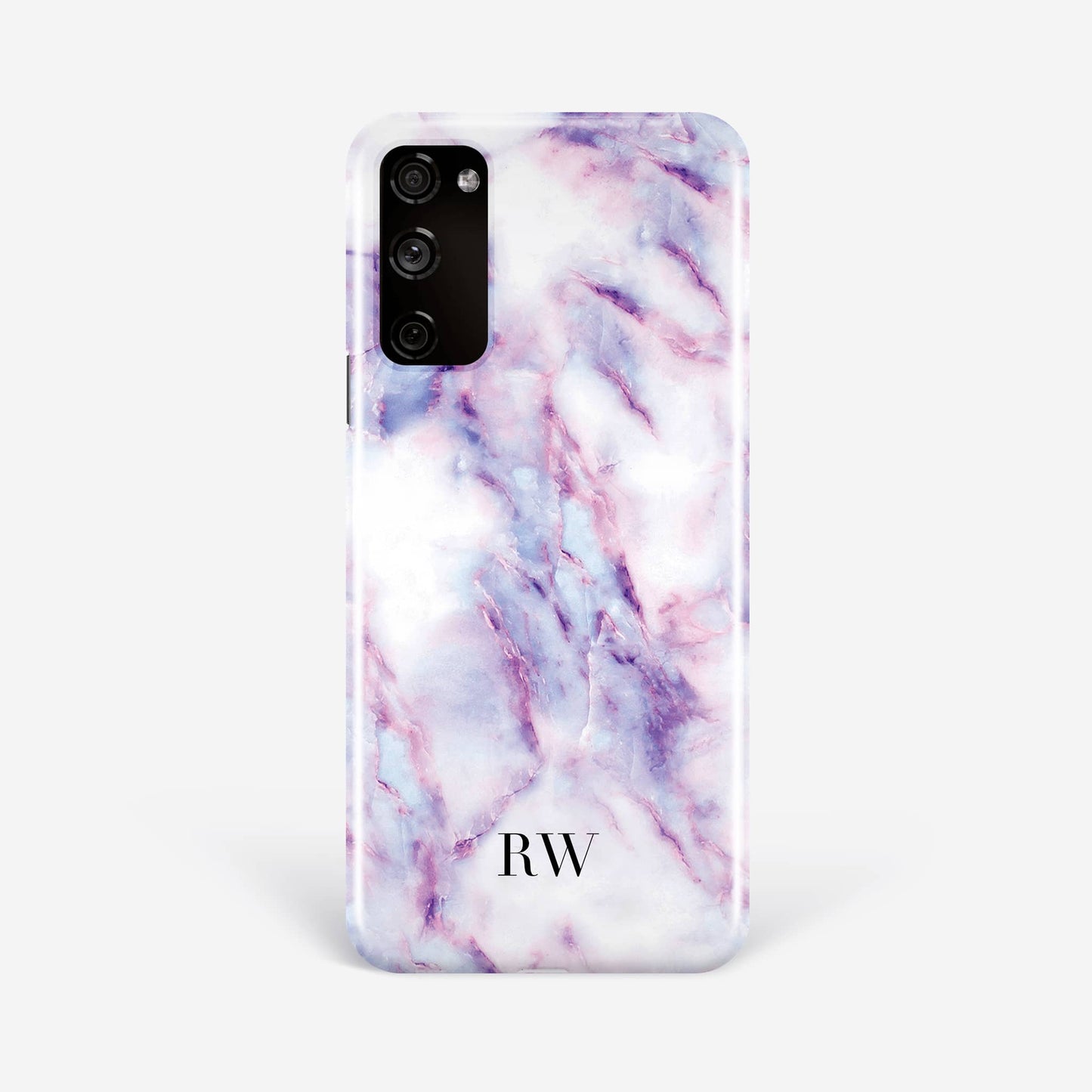 Purple Candy Monogram Marble Phone Case Phone Case