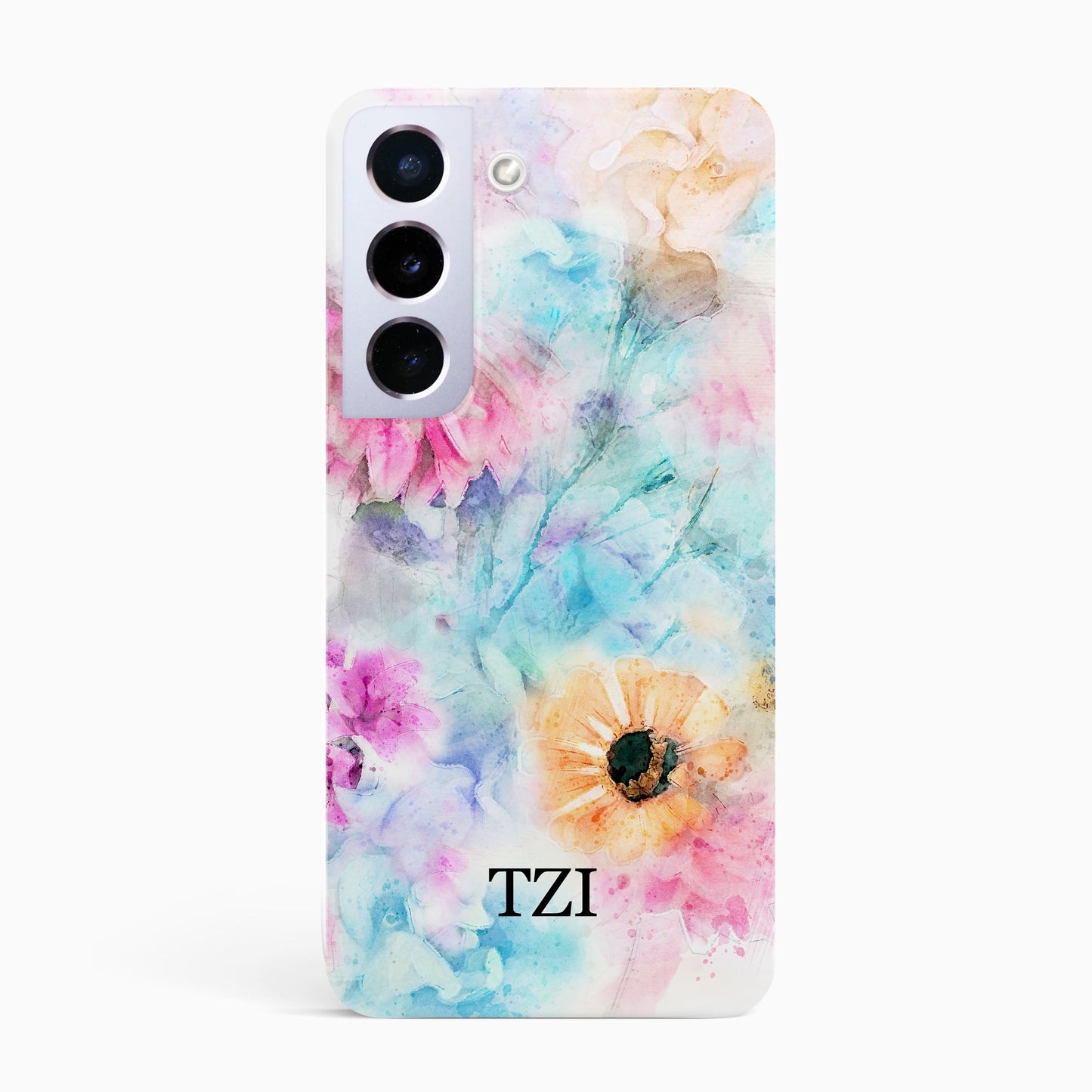 Rainbow Watercolour Floral Phone Case Phone Case