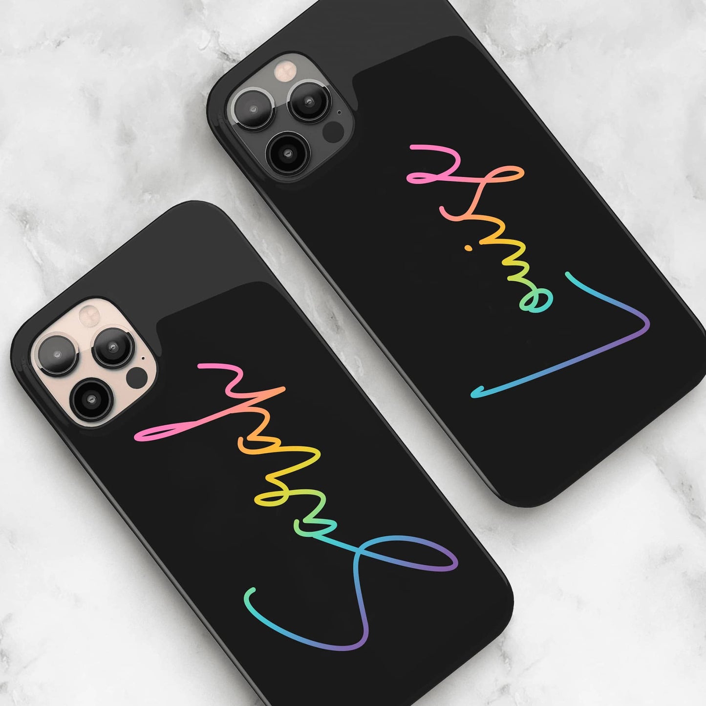 Rainbow Name Personalised Phone Case iPhone 16 Phone Case