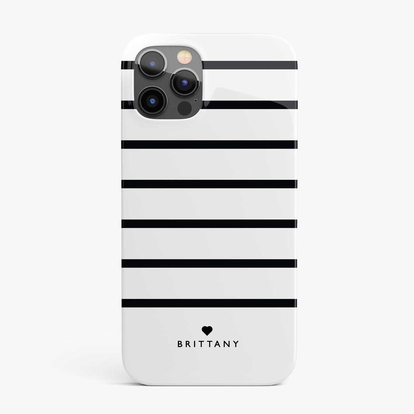 Personalised Black Stripe Phone Case Phone Case