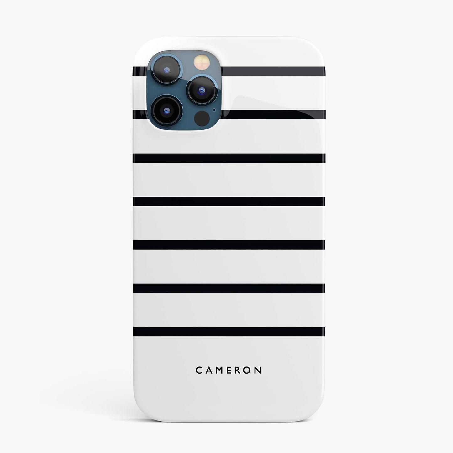 Personalised Black Stripe Phone Case Phone Case