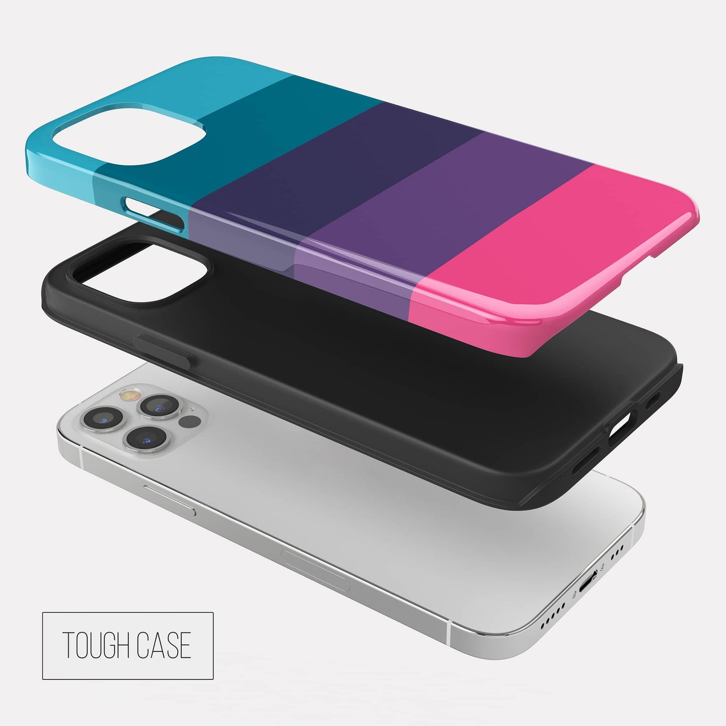 Personalised Colourful Stripes Phone Case Phone Case