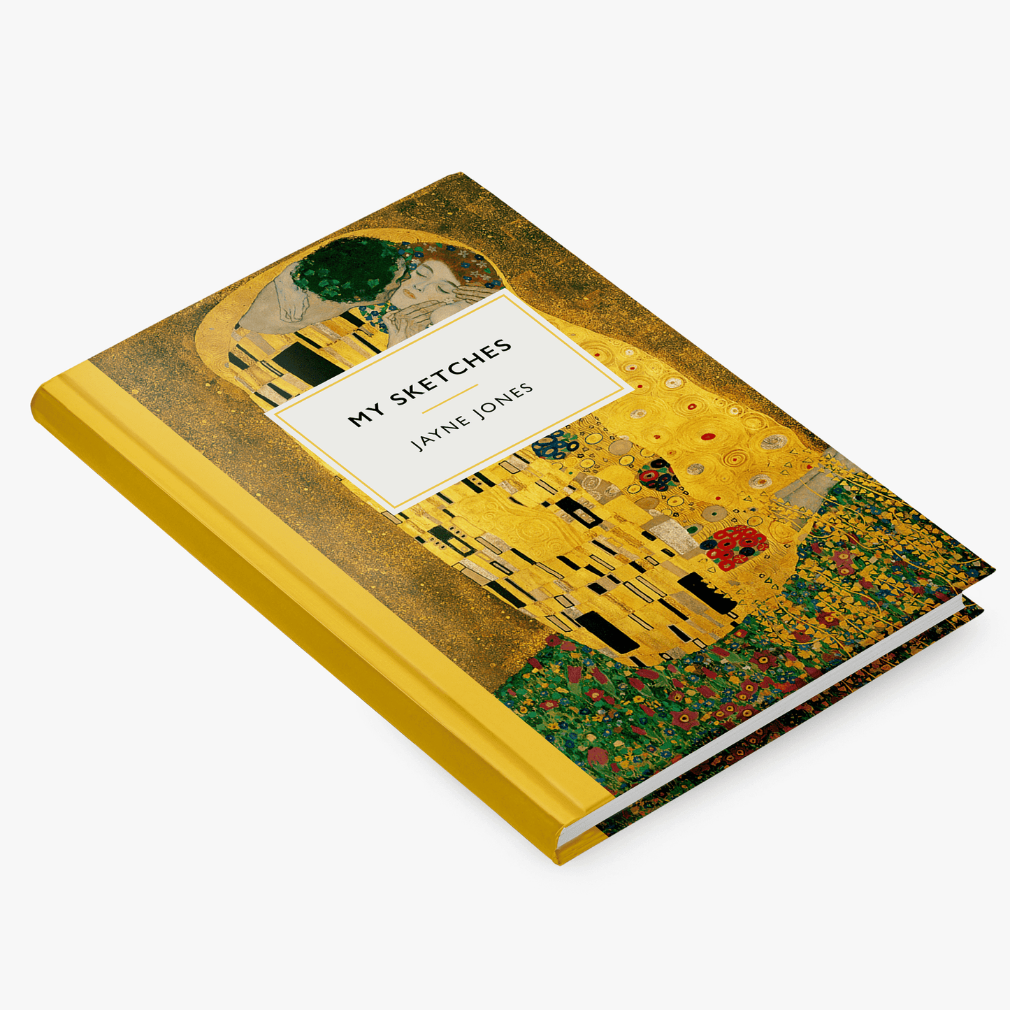 The Kiss Notebook Personalised Gustav Klimt Art Journal Journal