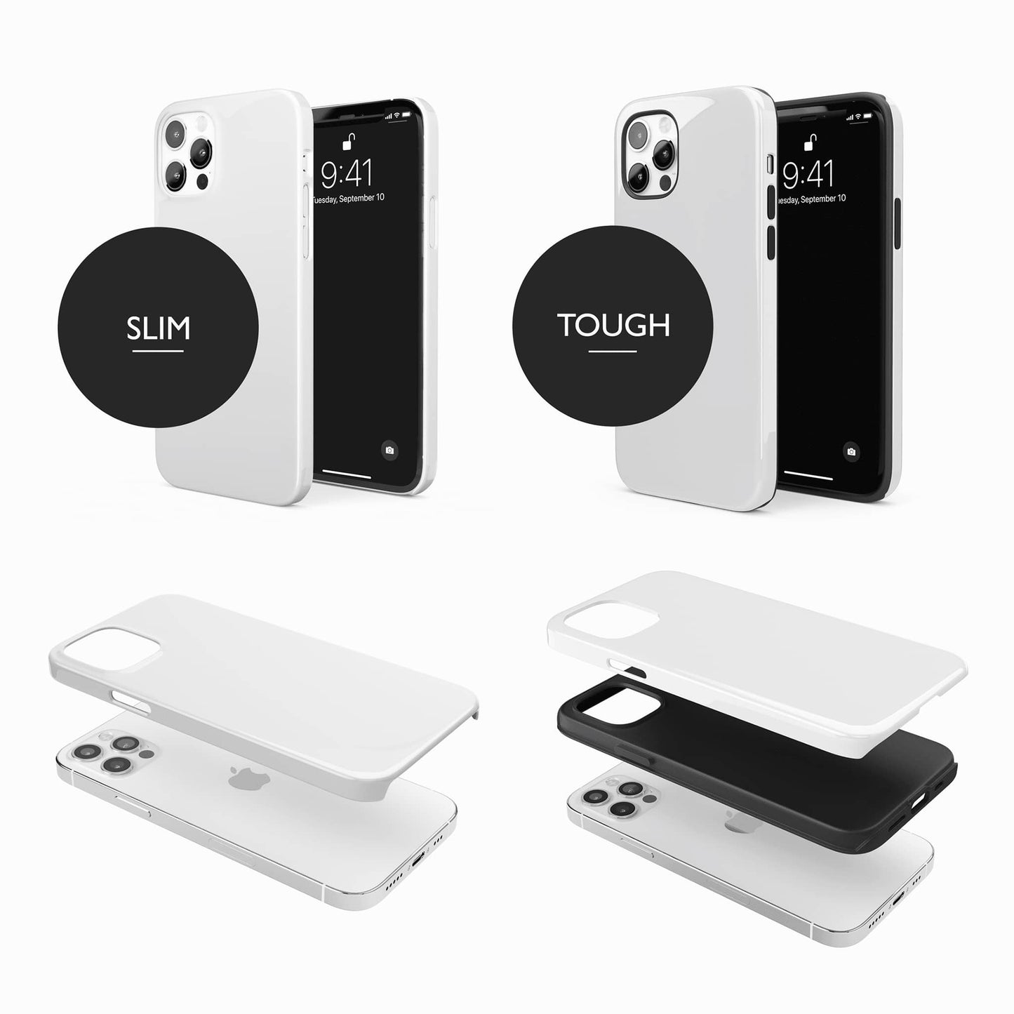 White Marble Custom Wife Name Phone Case Phone Case