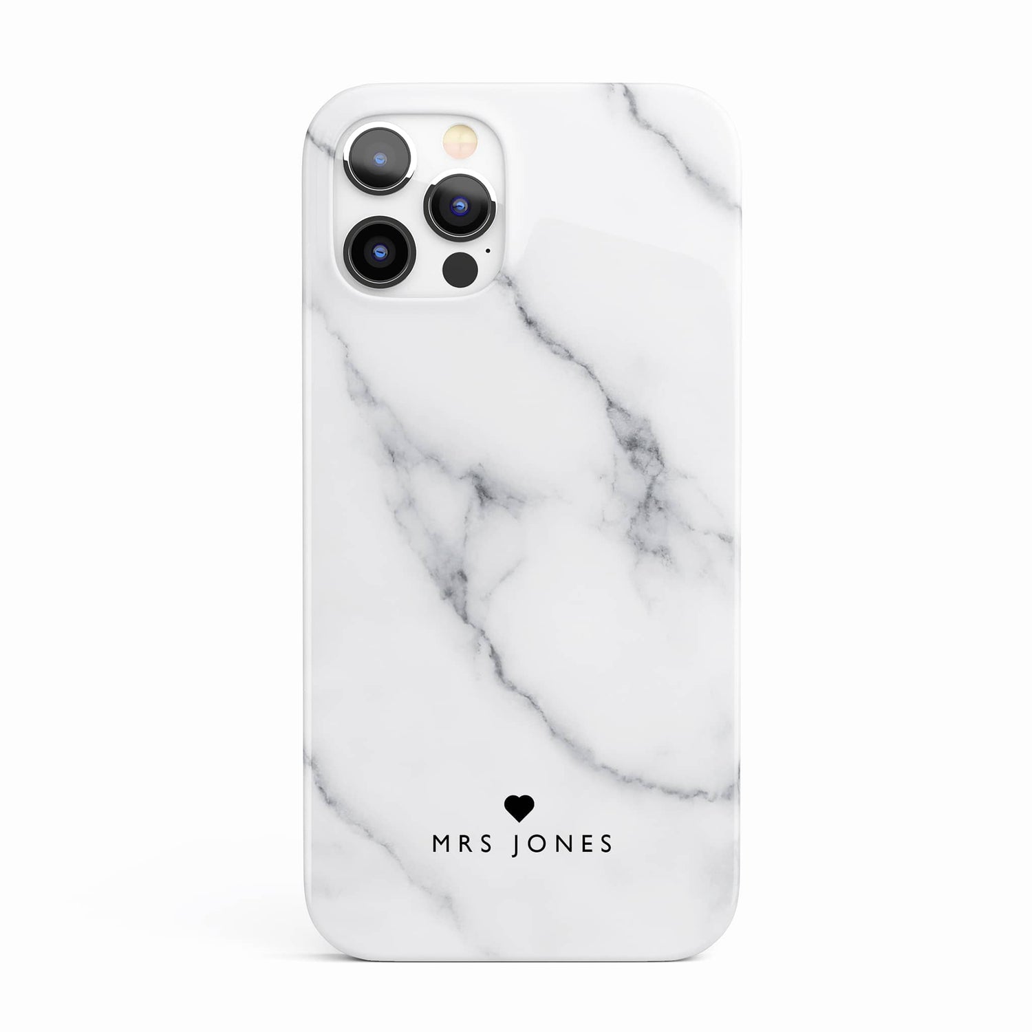 Grey Heart Marble Phone Case Phone Case