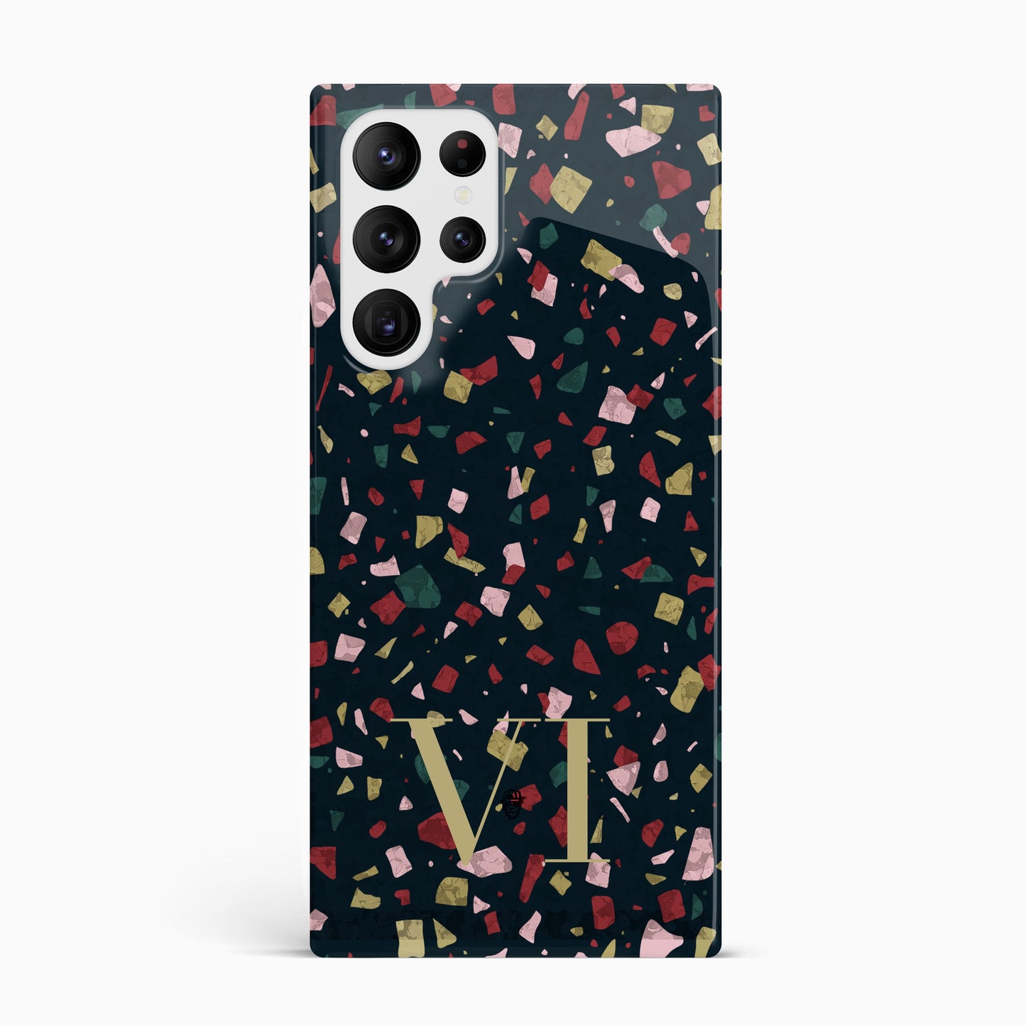 Personalised Winter Terrazzo Phone Case Phone Case