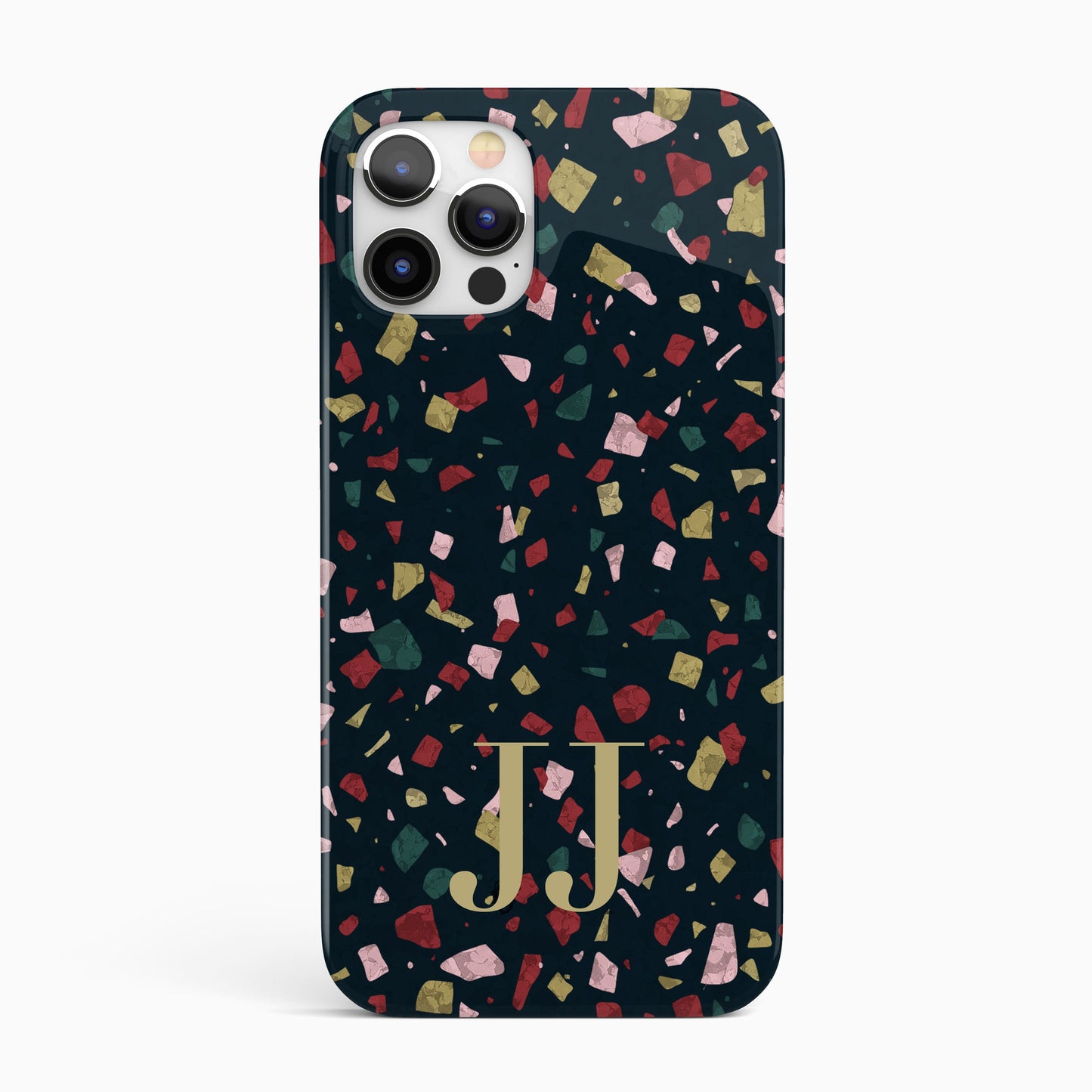 Personalised Winter Terrazzo Phone Case iPhone 16 Phone Case