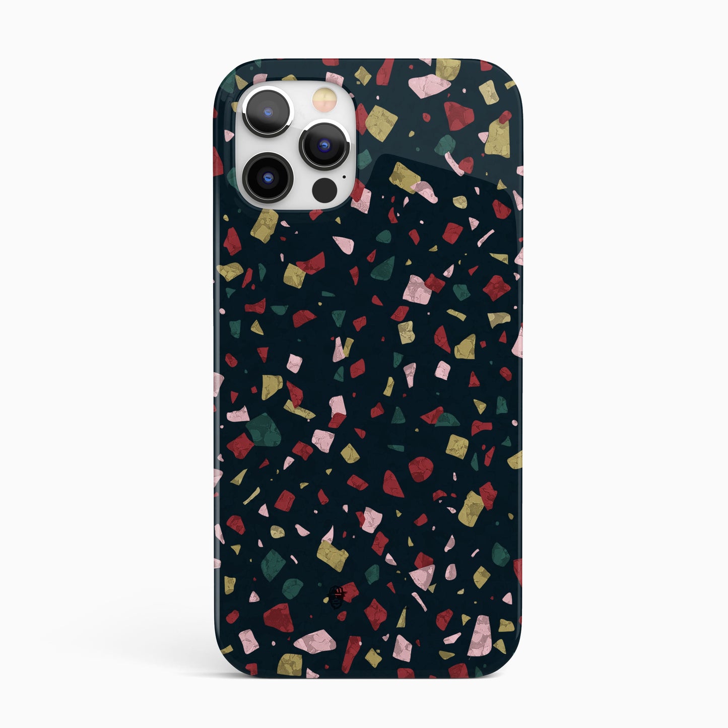 Winter Terrazzo Pattern Phone Case iPhone 16 Phone Case